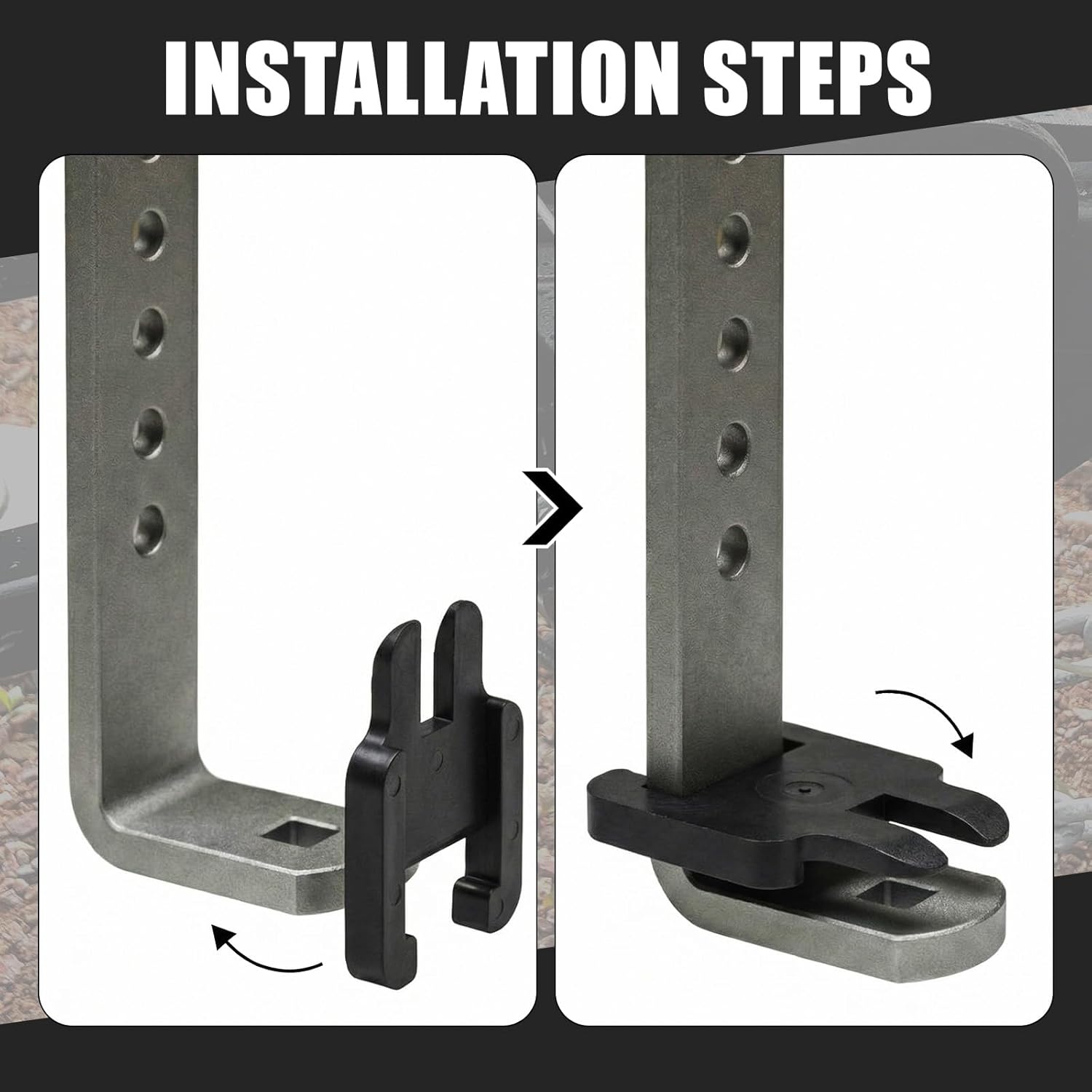 4 Pcs Sway Bracket Jacket Bulk Compatible with E2 Hitch Sway Control Brackets 6k 8k 10k 12k 14k Weight Distribution Hitch Parts Bar for RV Noise Reduction Eliminate Creaking Wear 2 x 0.5 Inch - Image 4
