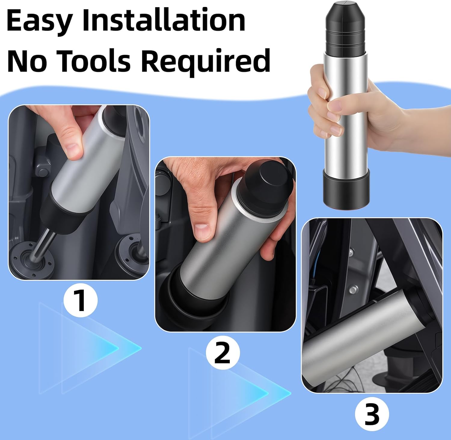 Outboard Motor Support and Hydraulic Steering Lock Set for Boat Transom Stabilization Prevents Motor Wobble & Enhances Trailers Safety - Image 4