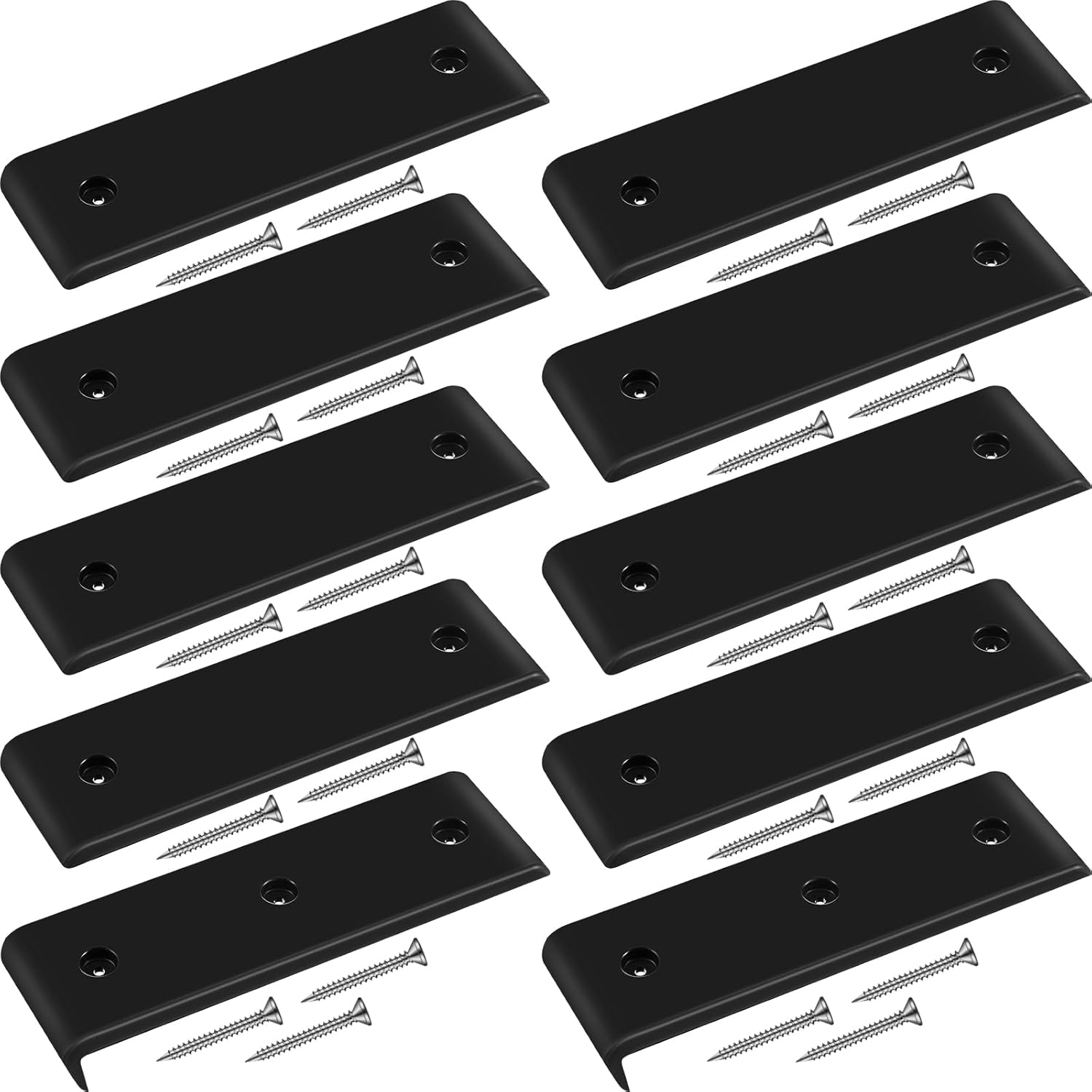 10 Pcs Boat Trailer Bunk Slide Pads and Boat Trailer Glide Bunk Enders 10.25'' x 3.1'' Boat Trailer Bunk Slicks for Easier Launching and Loading Boat Trailer Parts and Accessories - Image 1