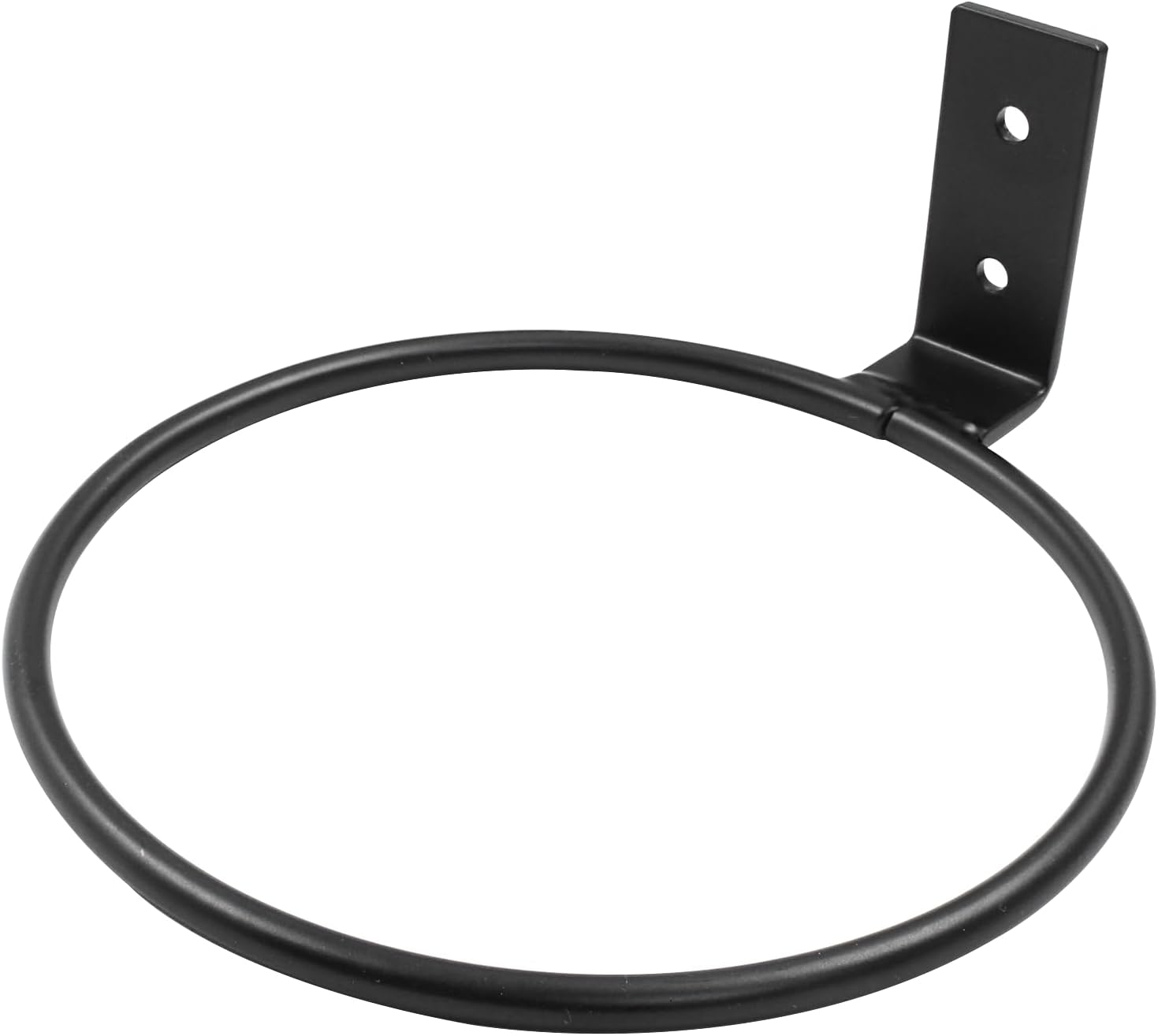 6pcs 6 Inch Wall Flower Pot Holder Ring, 15cm Black Wall Plant Stand Hanger Holder Hook Bracket for Indoor Outdoor Garden Planter - Image 2