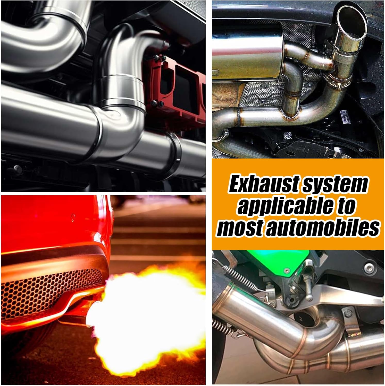 4 Pack OD 3 Inch 45 Degree Bend Tube Exhaust Elbow Pipe, 304 Stainless Steel Mandrel Bend Elbow for Car Modified Exhaust System/Stair Handrail - Image 3