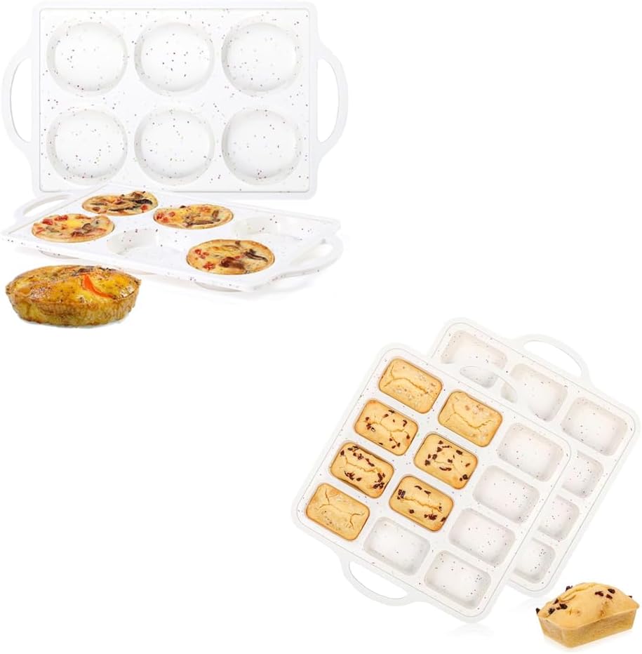 Silicone Muffin Top Pan & Silicone Mini Loaf Pan - Image 1