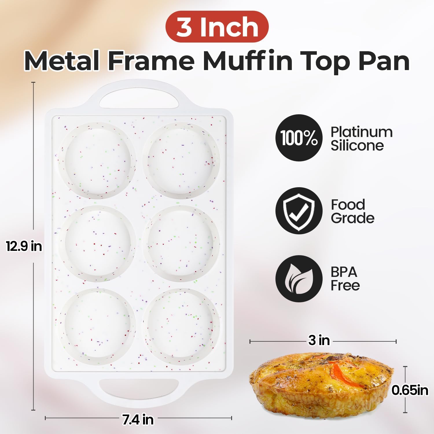 Silicone Muffin Top Pan & Silicone Mini Loaf Pan - Image 2
