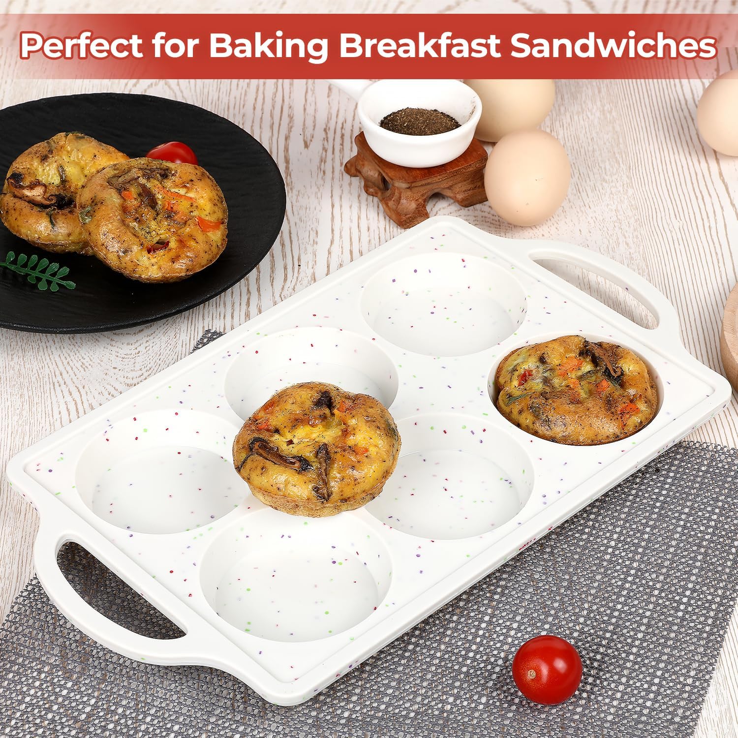Silicone Muffin Top Pan & Silicone Mini Loaf Pan - Image 6