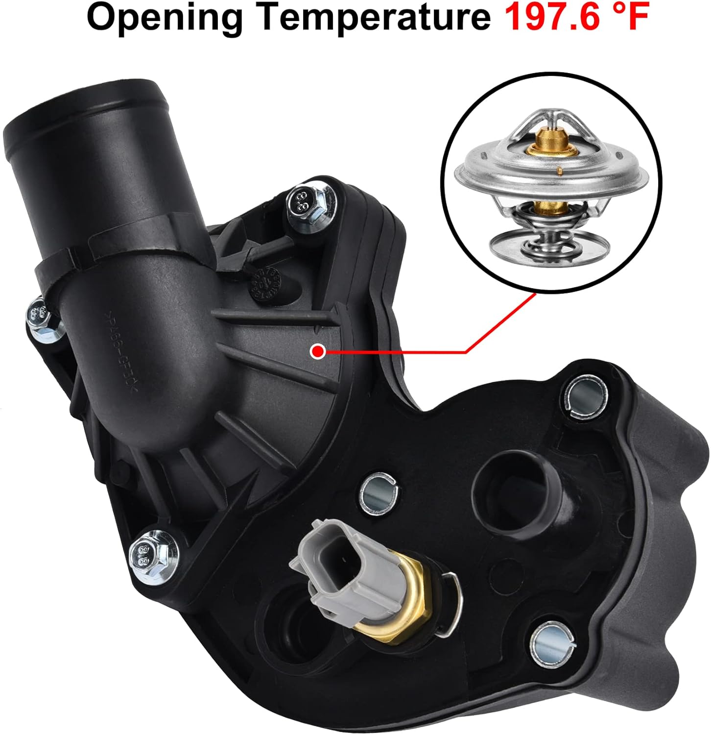 Thermostat Housing Kit Assembly, 2L2Z8592AA, Compatible with 2002-2010 Explorer Sport & Mercury Mountaineer V6 4.0L - Image 4