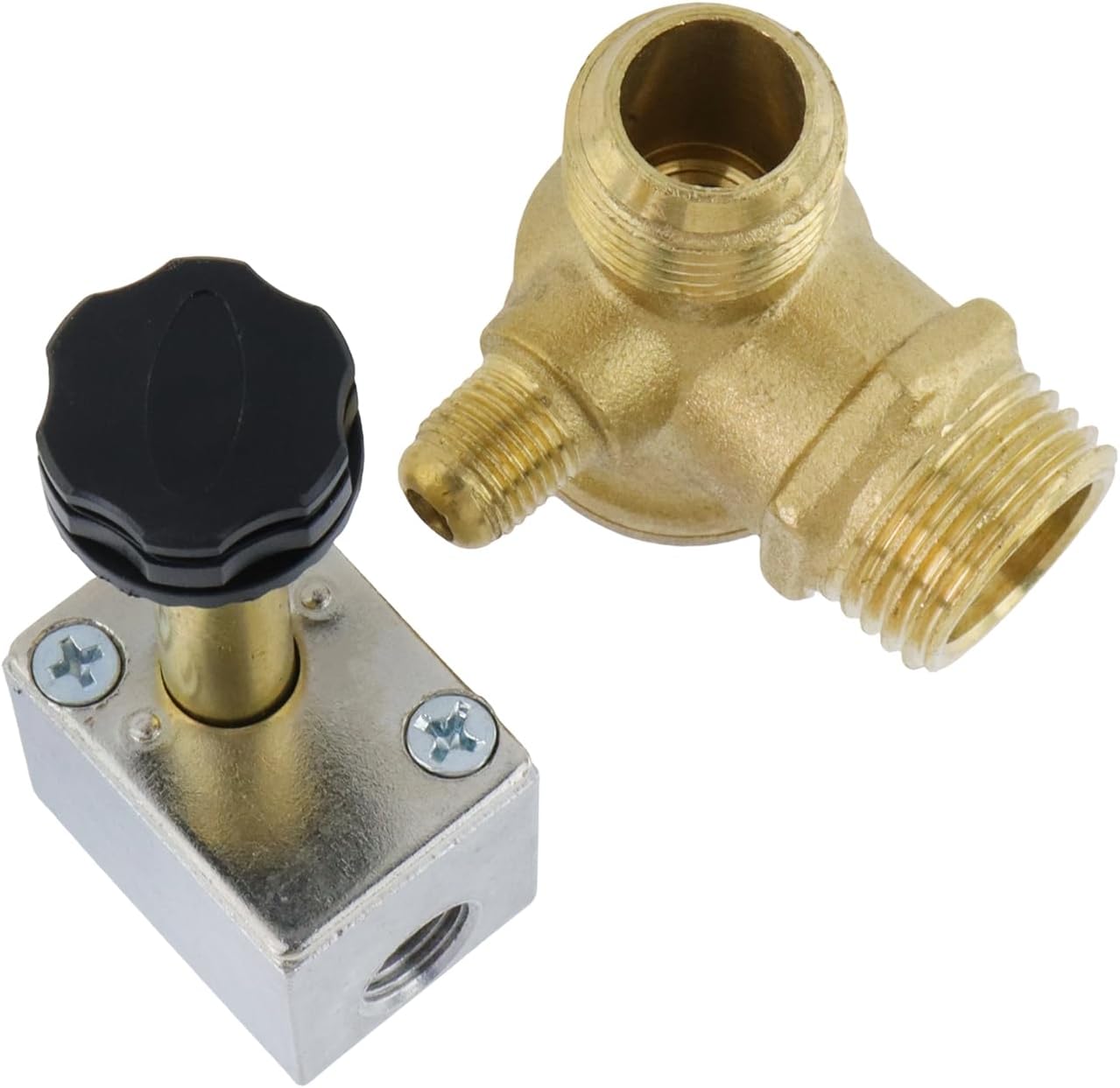 Electric Solenoid Air Valve Body 1.5KW Aluminum Power-Off Vent Exhaust Valves Body with 3 Way Valve for Air Compresspor - Image 5