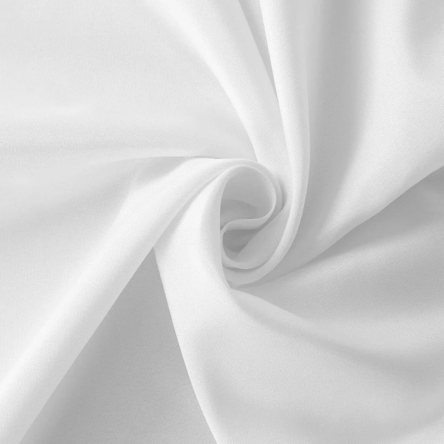 Efavormart 10 Pack White Linen Polyester Folding Chair Covers for Party Dining Chairs Reusable Wedding Chair Slipcovers with Attached Sashes Outdoor Event Decor - Image 5