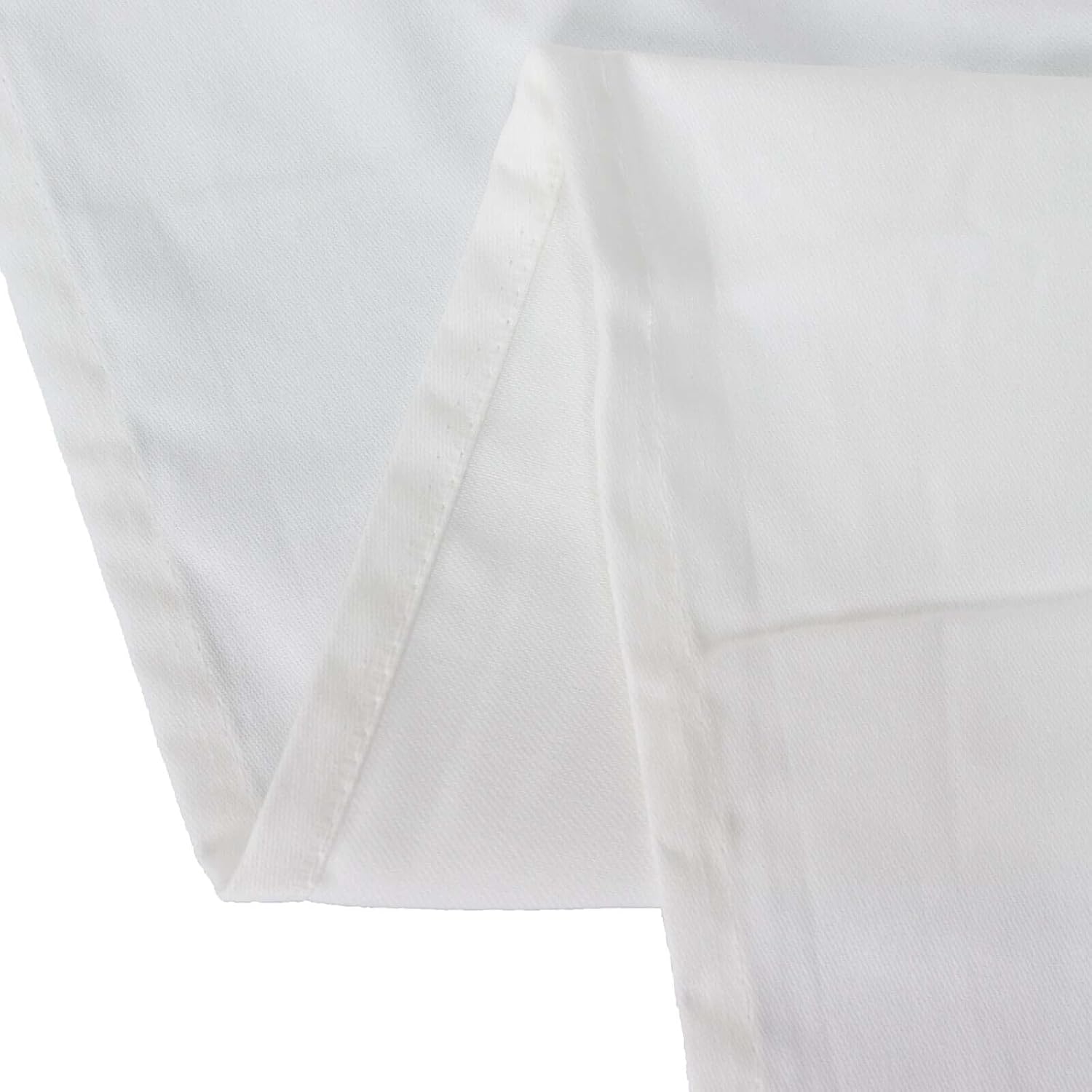 Efavormart White Cotton Blend Round Tablecloth 120