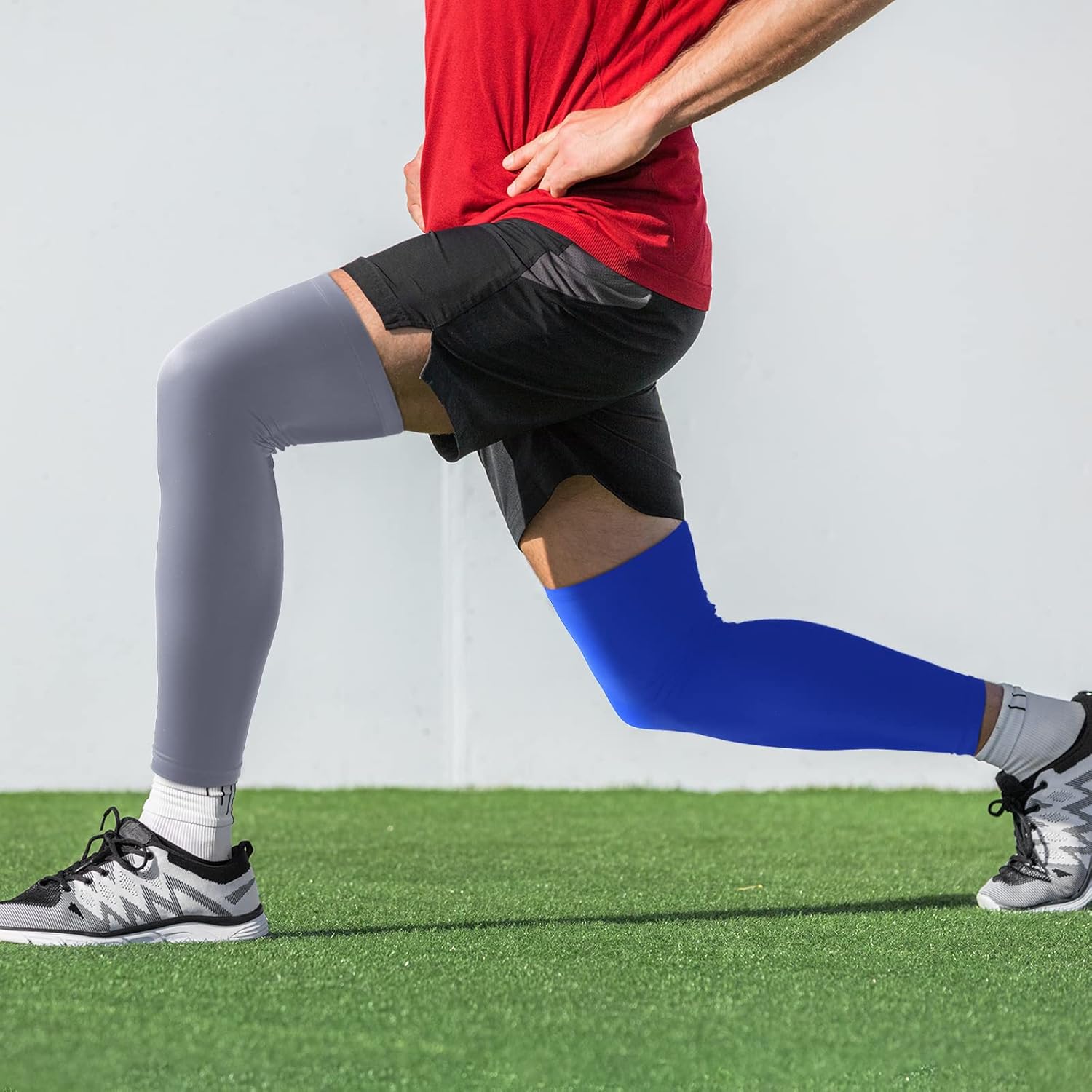 Leg Sleeves Compression Long Knee Sleeve UV Protect for Men Women Sport Basketball Football - Image 4