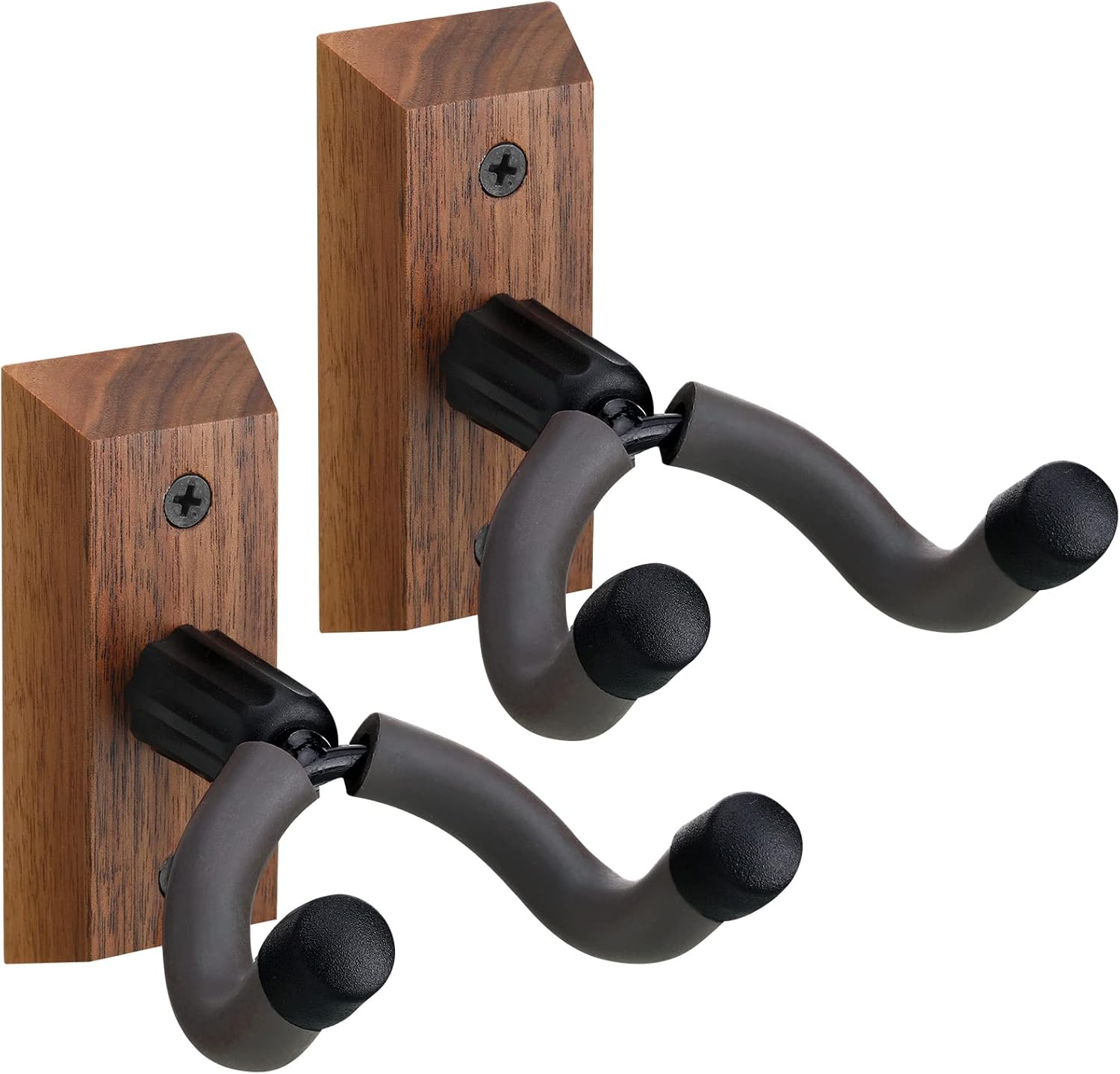 Crossbow Hanger for Wall Vertical Gun Rack Wall Mount Hardwood Gun Holder Compound Bow Hanger Holder Displays Rack Shotgun Hooks Rifle Storage Securely Holds Airsoft Firearm - Image 1