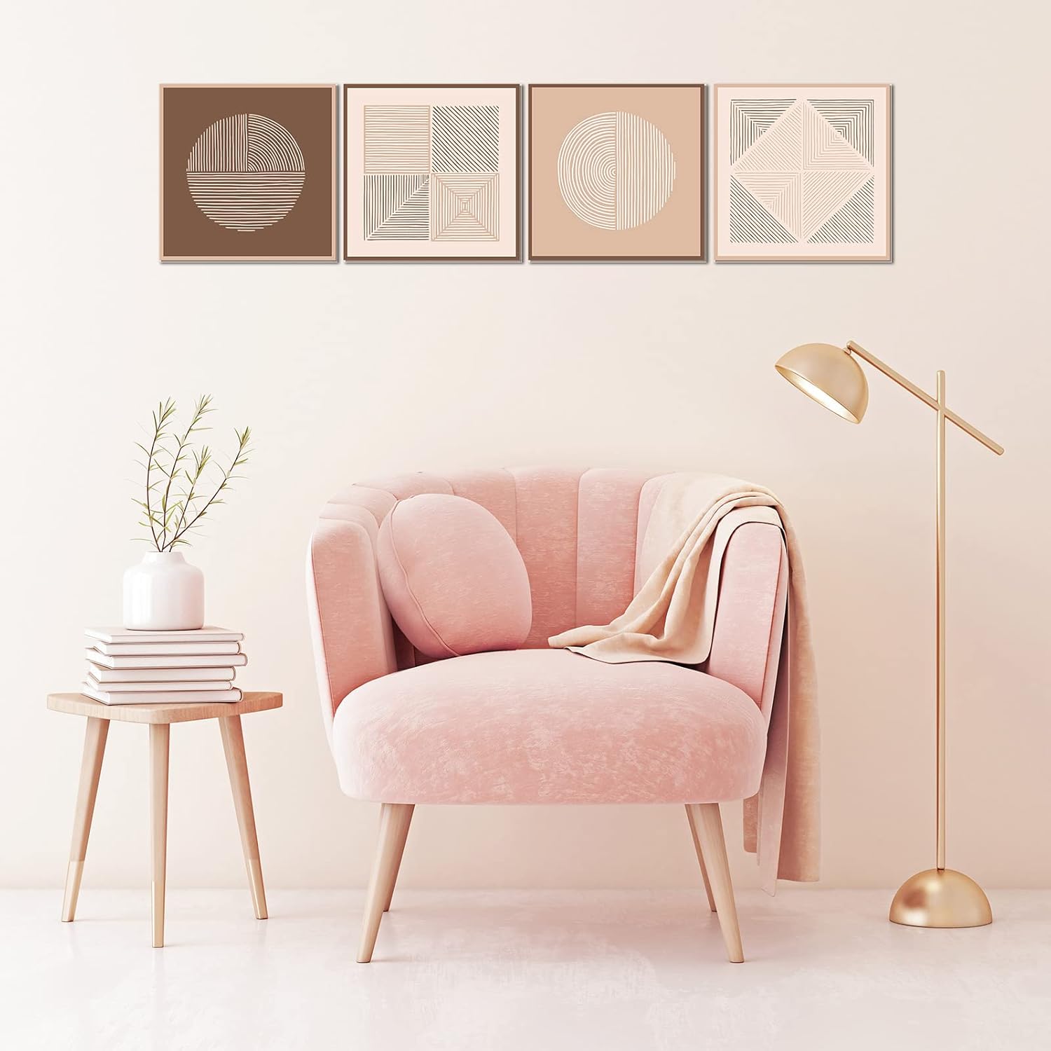 6 Pcs Round Pillow Insert Bulk White Decorative Throw Pillows Insert for Sofa, Cushion and Bed(16 Inch) - Image 6