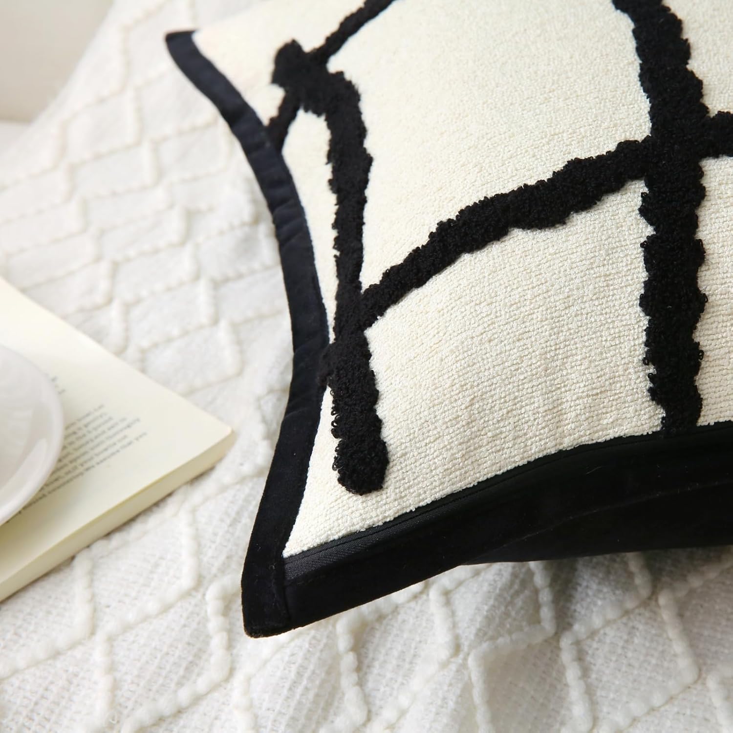 Boho Decorative Throw Pillows with Inserts, 18