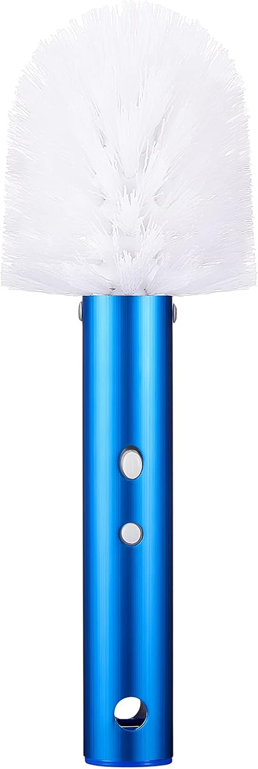 Corner and Step Pool Round Brush, Pool Step and Corner Brush, 180 Degree Rotation Handle Scrub Brush for Inground and Ground Swimming Pool, Spa, Hot Tub, Standard Poles Connection (1 Piece) - Image 1