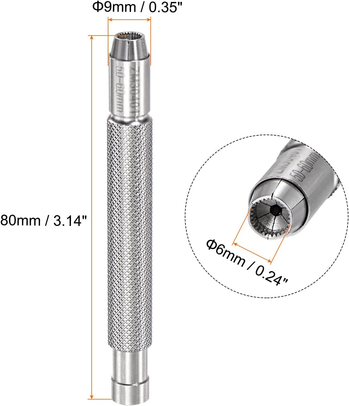 Watch Crown Winder Tool 5-6mm Manual Mechanical Winding Instrument Silver Stainless Steel Watch Repair Helper - Image 2