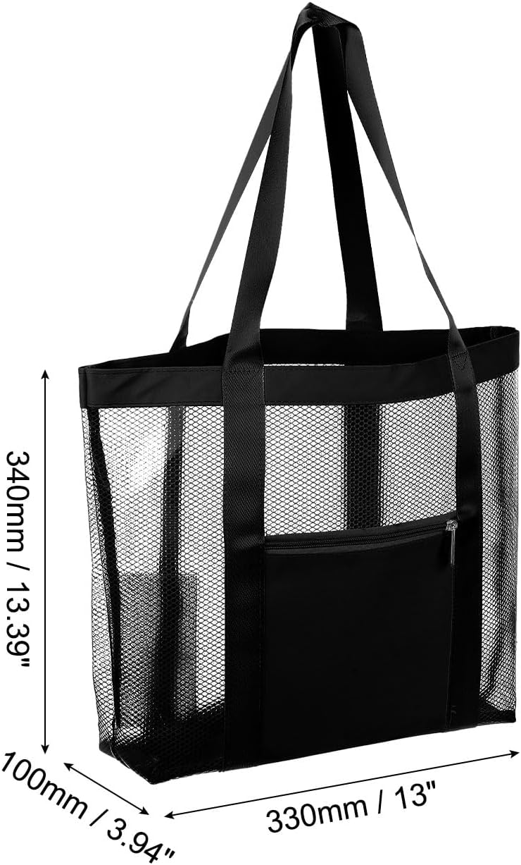 Mesh Beach Tote Bag, 1Pcs 13