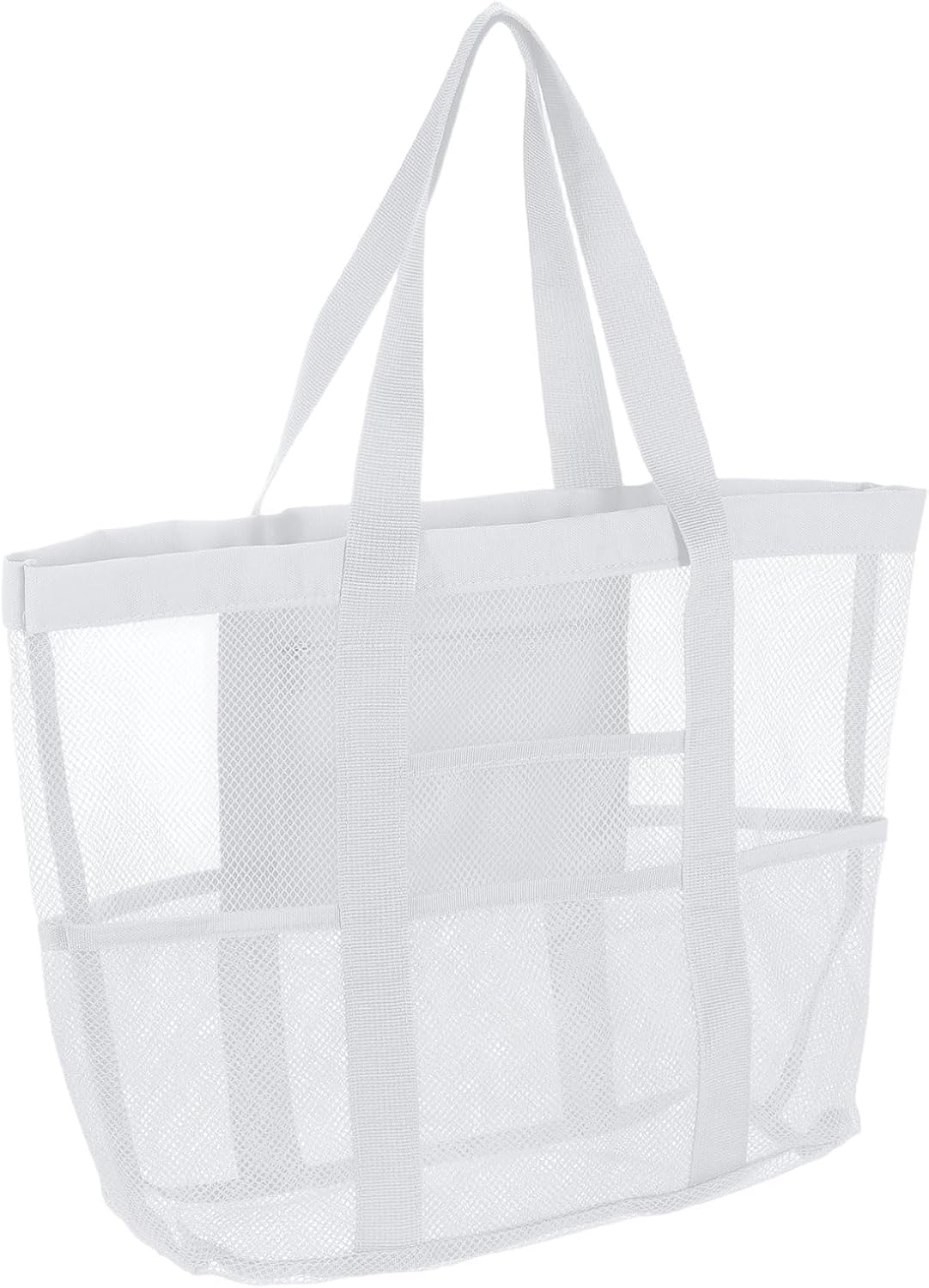 Mesh Beach Tote Bag, Upgraded Beach Towel Bags, Pool Bag for Vacation Travel Daily - Image 1