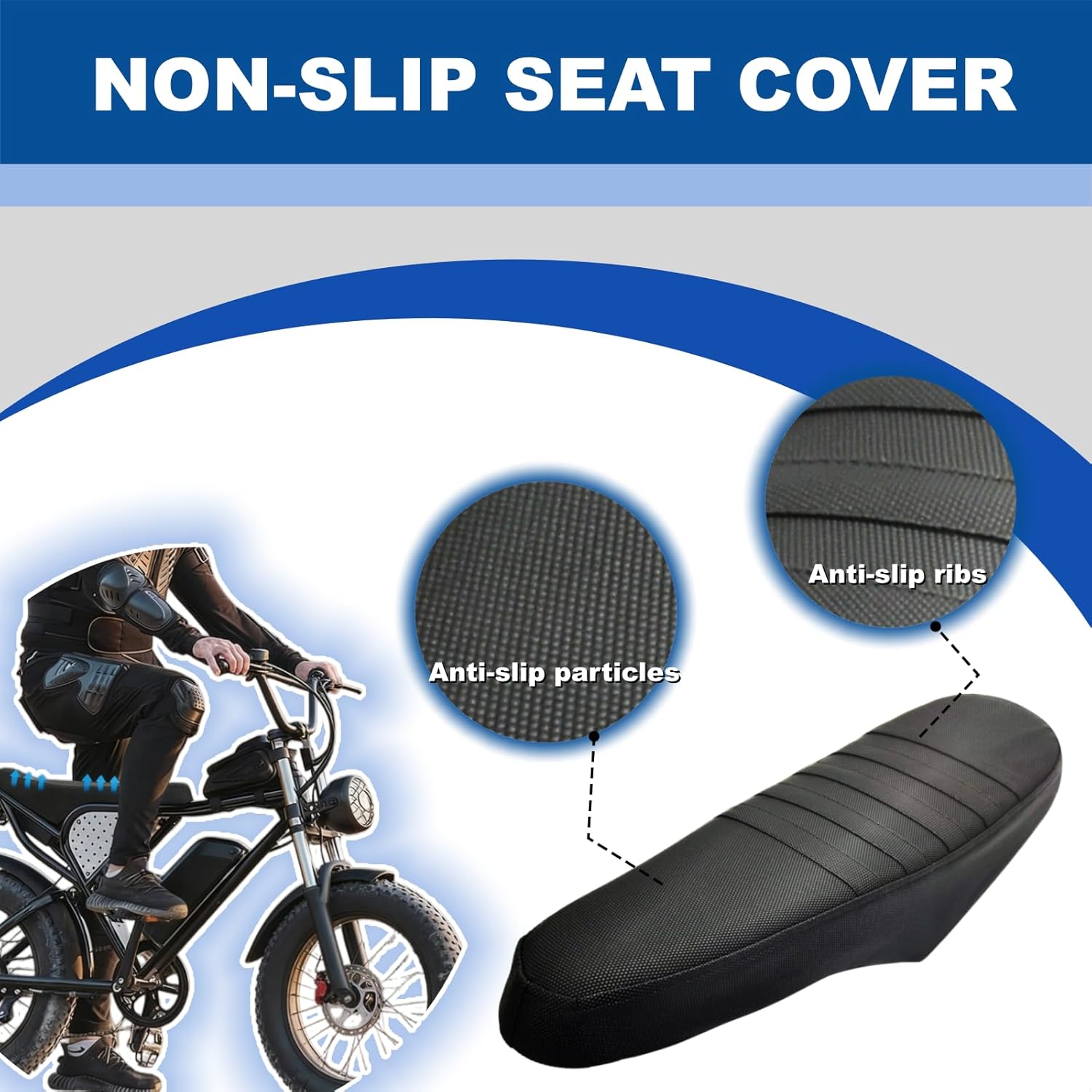 Ridstar Q20 Seat Cover, EBike Seat Cover, Non-Slip Waterproof Leather, Protecting Your Electric Bike Seat, for Ridstar Q20/Q20 Pro Lite - Image 4