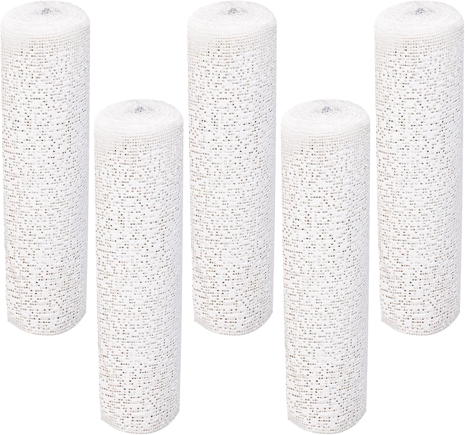 Plaster Cloth 5 Pack Plaster Gauze Bandage Roll Plaster of Paris for Crafts Belly Cast Art Project Mask Making Sculptures and Body Casts, 7.9inch X 106 inch - Image 1