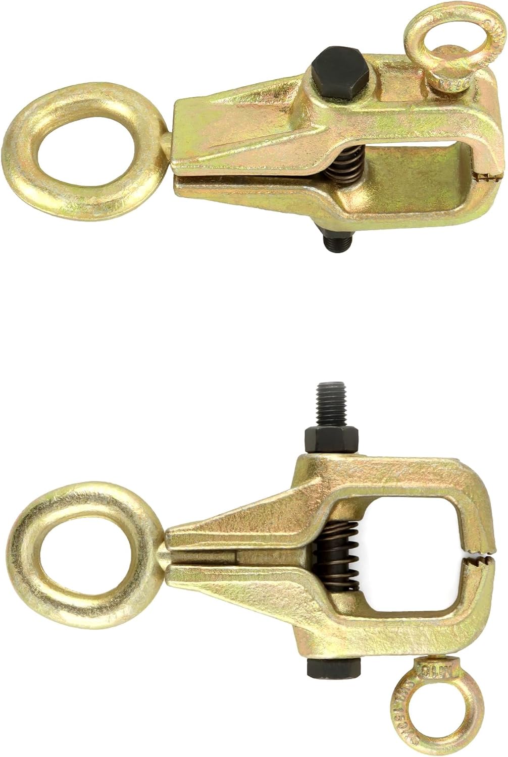 Auto Body Repair Pull Clamp, 5 Ton Top and Straight 2 Way Auto Body Clamps, Self Tightening Frame Pull Clamp for Automotive Car Vehicle Body Repair - Image 4