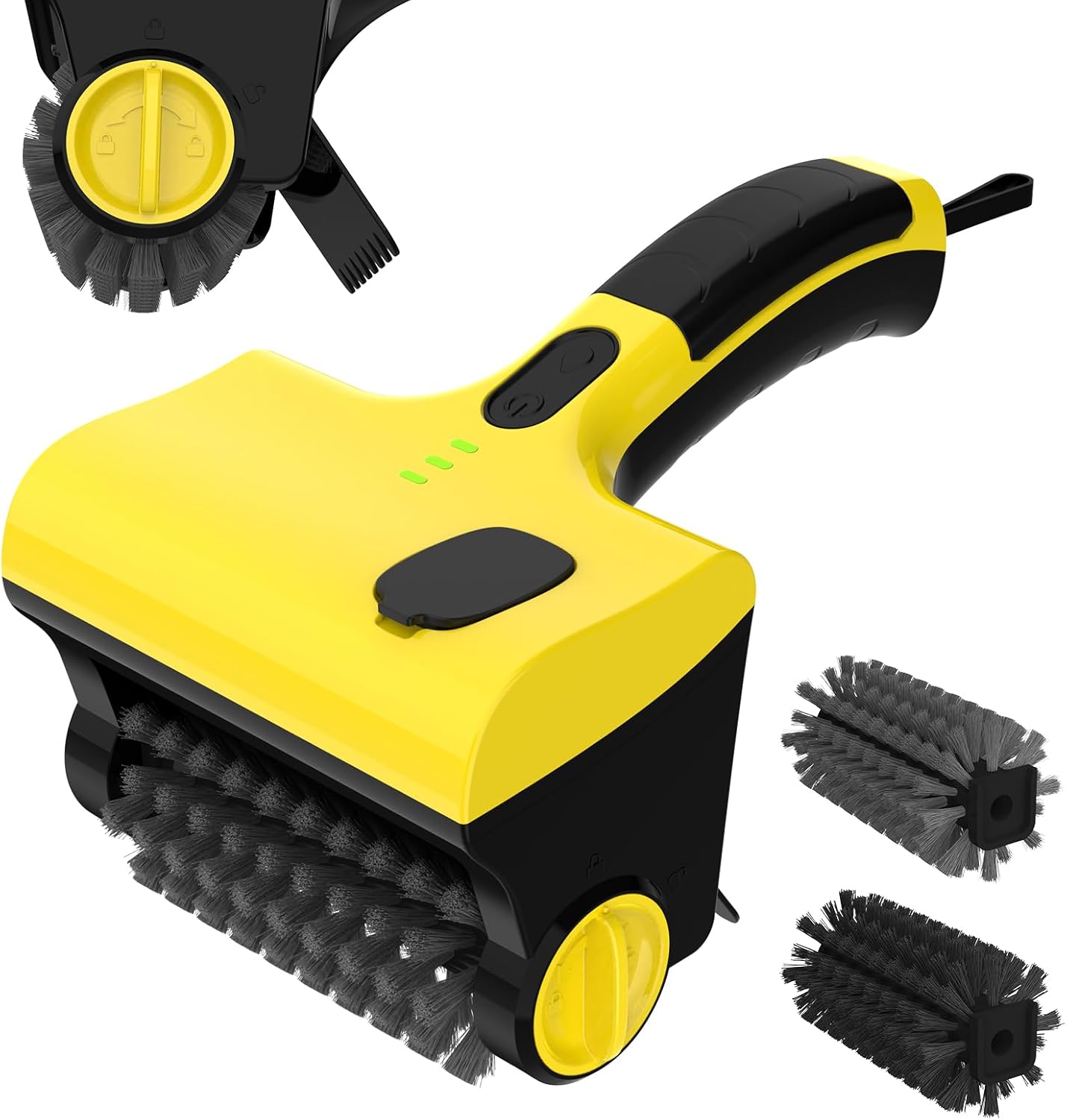 2 in 1 Electric Grill Brush, Cordless Electric Grill Cleaner for Outdoor Grill, 360° Rotating Cleaner Brush Head, Rechargeable Heavy Duty BBQ Grill Brush, IPX7 Waterproof - Image 1
