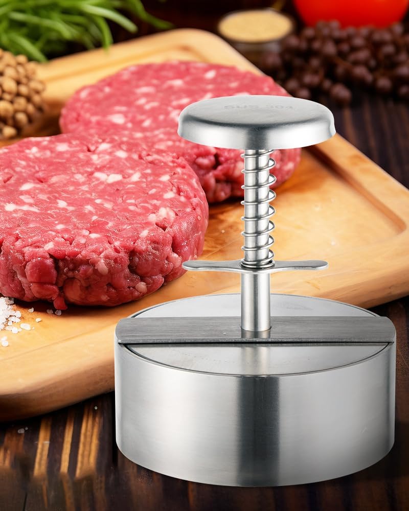 304 Stainless Steel Burger Press - 4.5