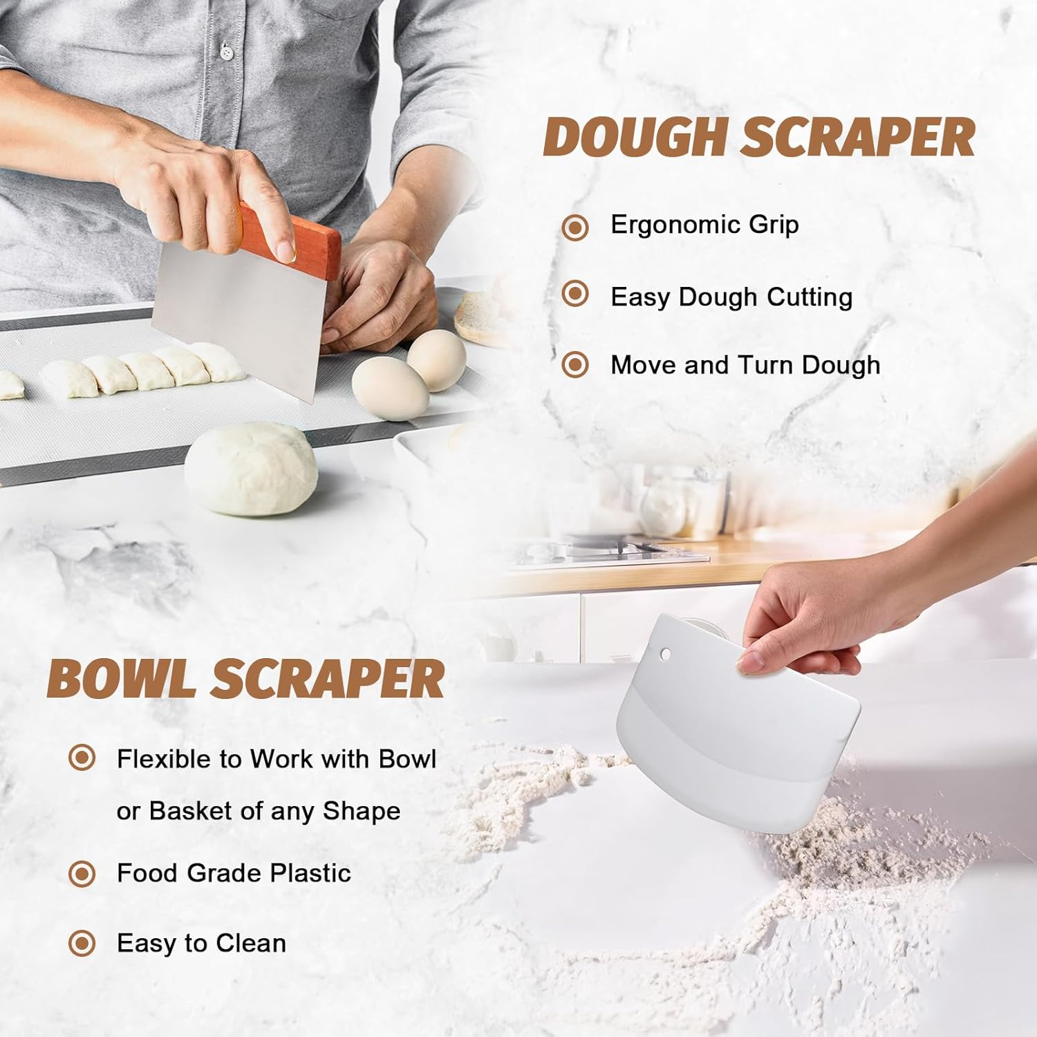 Sourdough Proofing Basket Gift Set, 9