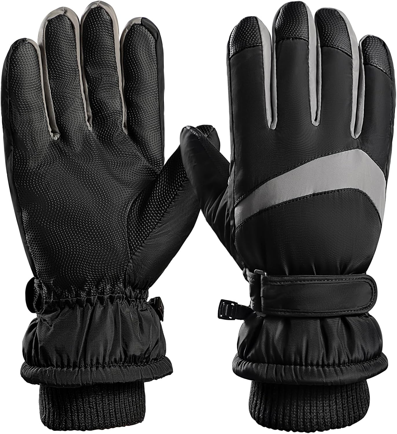 Winter Ski Gloves, Windproof Glove for Men & Women, Touchscreen Snow Gloves for Cold Weather, Thermal Warm Glove - Image 1