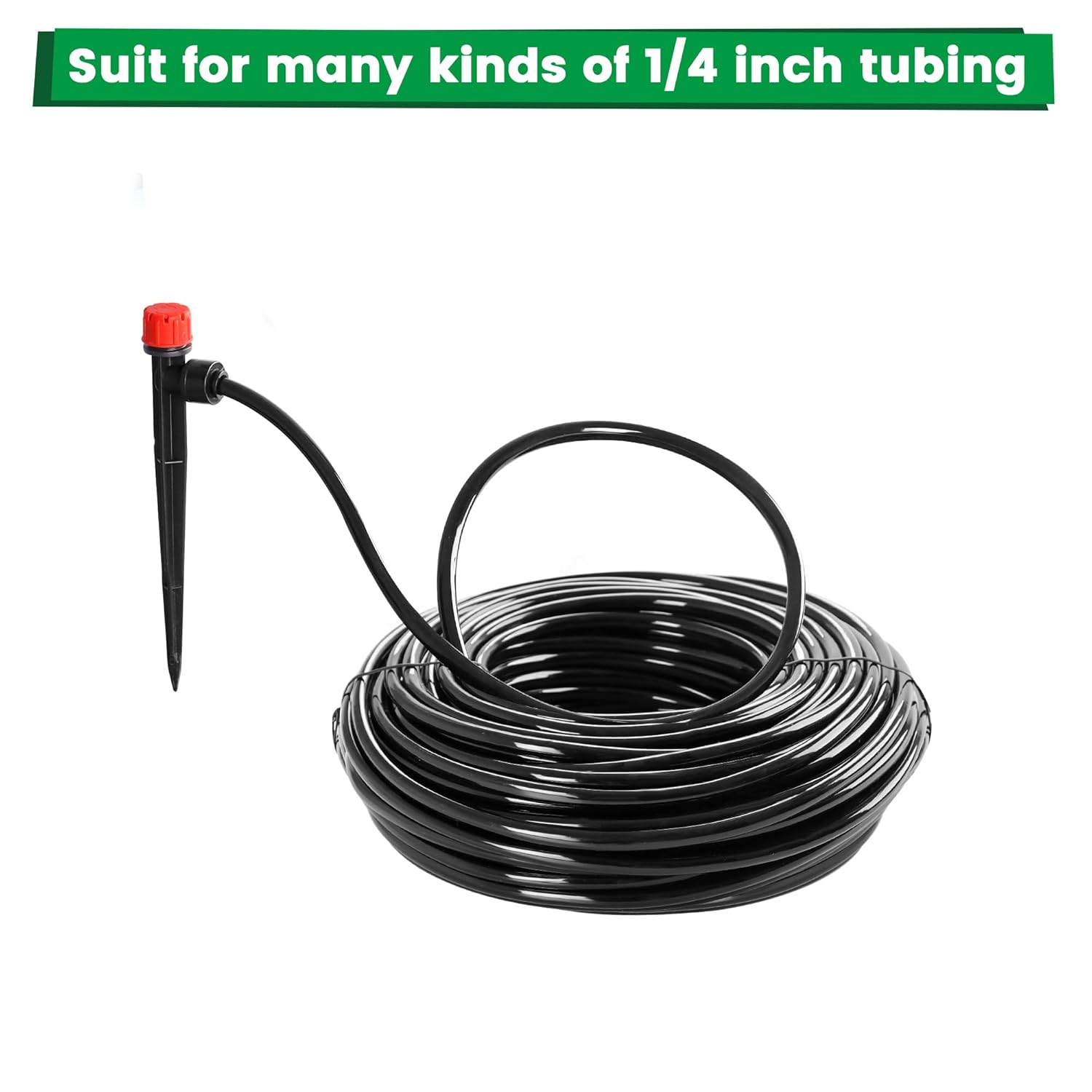 30pcs Quick-Connect Drip Irrigation Emitters for 1/4