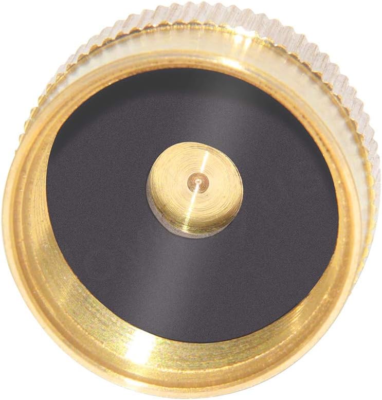 Solid Brass Refill Propane Bottle Cap Universal for All 1 LB Gas Tank Cylinder Sealed Protect Cap(Pack of 12) - Image 3