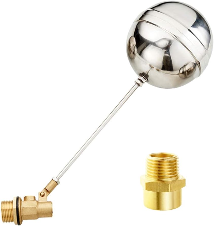 1/2 inch Thread Float Ball Valve Floating Ball-cock Tank Ballcock Fittings Automatic Water Level Control Switch - Image 1