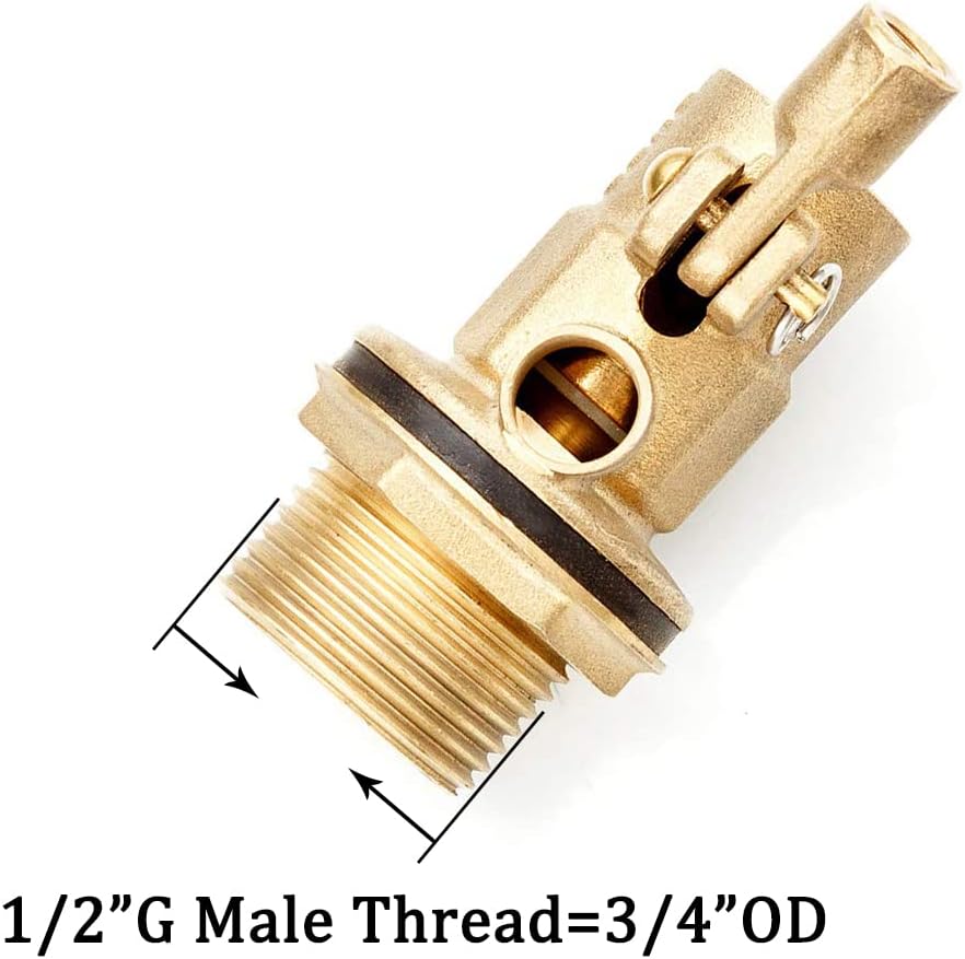 1/2 inch Thread Float Ball Valve Floating Ball-cock Tank Ballcock Fittings Automatic Water Level Control Switch - Image 2