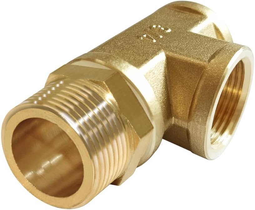 Brass Tee Pipe Fitting Barstock 3 Way 3/4