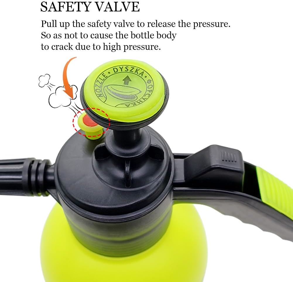 68oz/0.5Gallon Garden Pump Sprayer with Safety Valve for Watering - Image 2