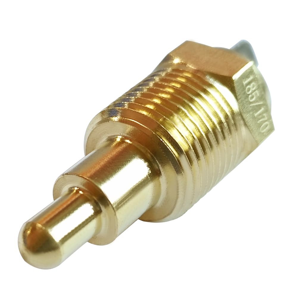 185 to 175 Degree Fan Thermostat Temperature Switch, Electric Engine Cooling Fan Thermostat Temperature Sensor Switch, 3/8