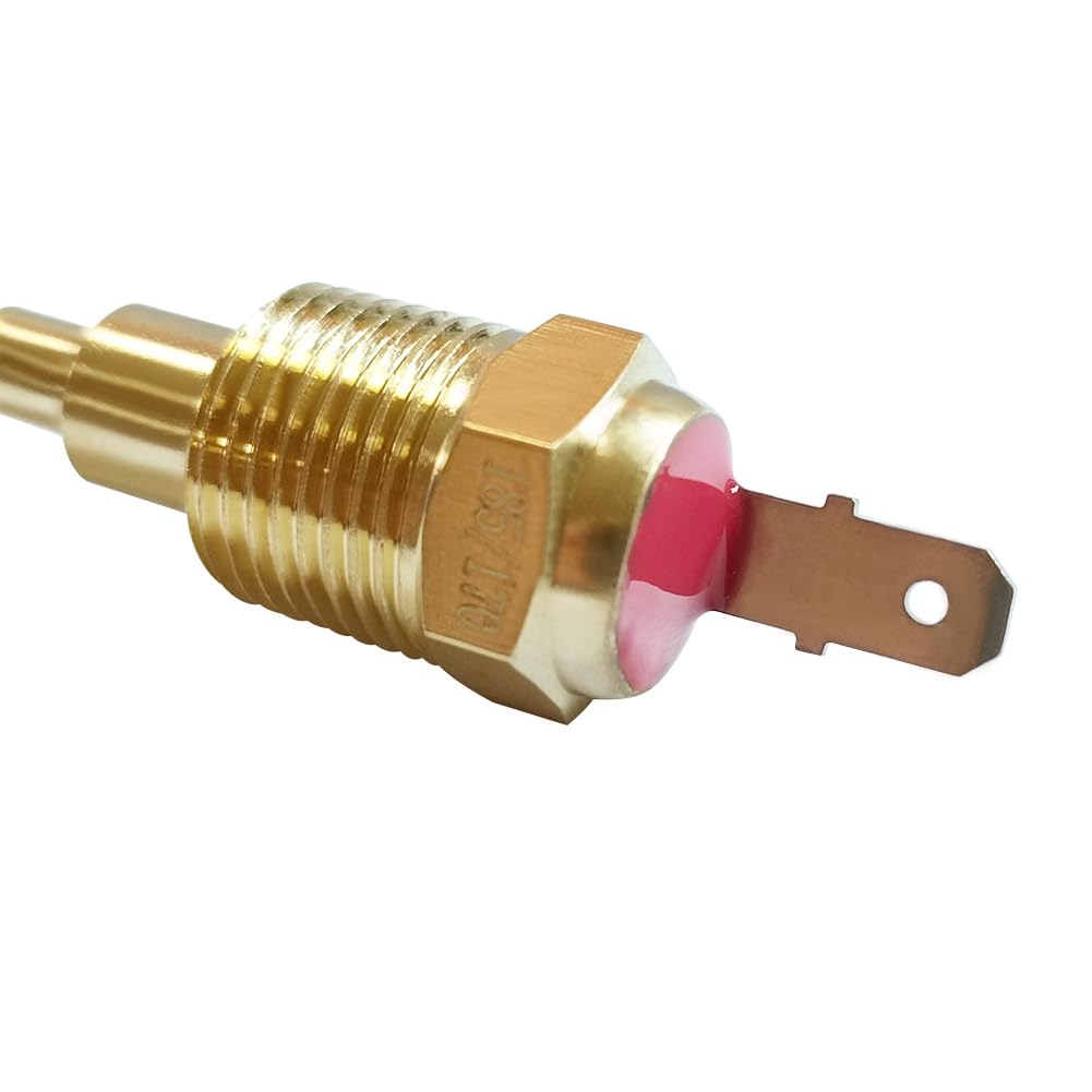 185 to 175 Degree Fan Thermostat Temperature Switch, Electric Engine Cooling Fan Thermostat Temperature Sensor Switch, 3/8
