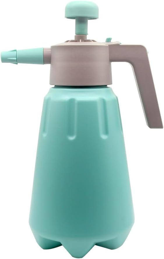 68oz/0.5Gallon Mint Green Garden Pump Sprayer with Safety Valve Portable Yard & Lawn Sprayer for Spraying/Watering/Home Cleaning/Car Washing - Image 1