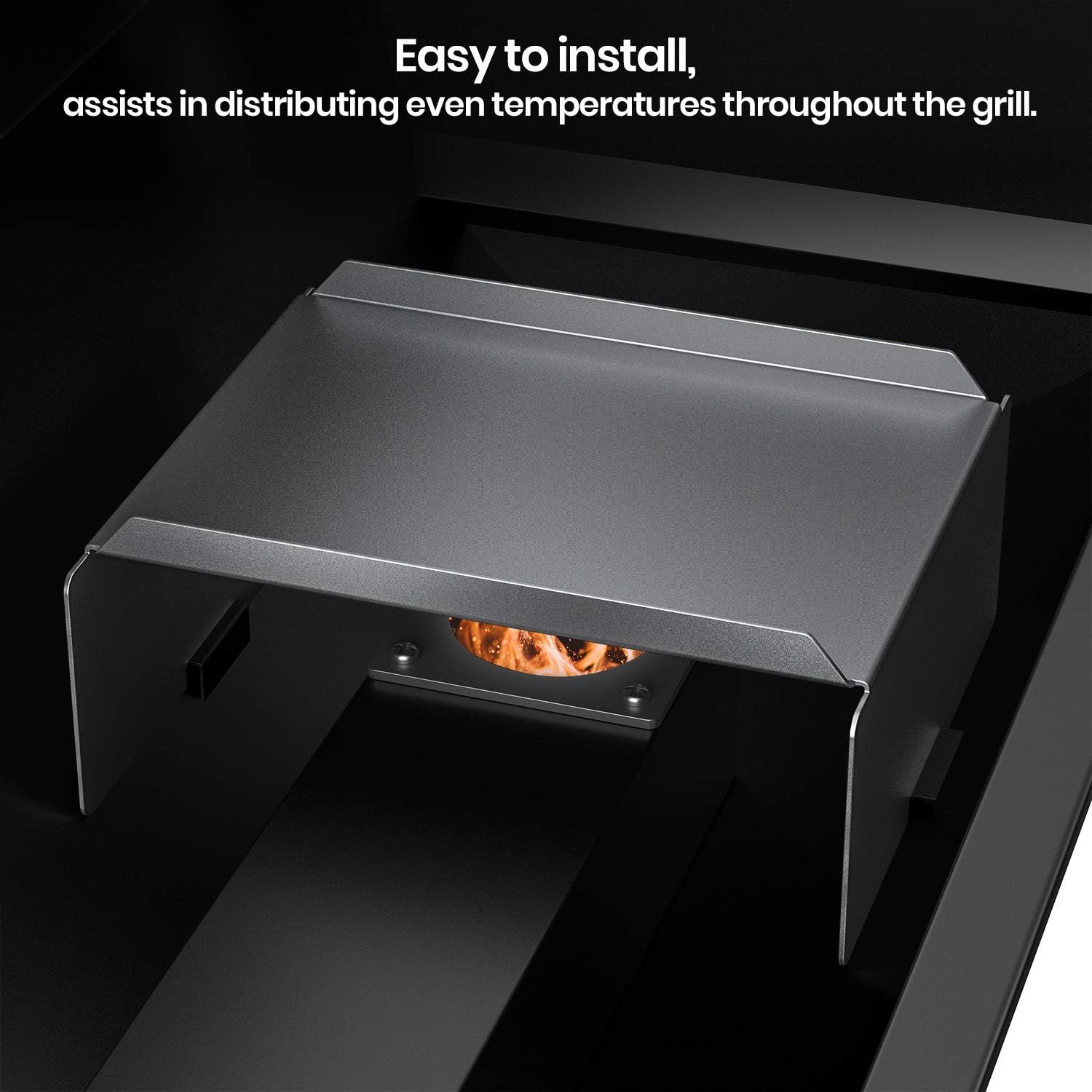 Heavy Duty Steel Heat Baffle Diffuser Replacement Part for Traeger, Camp Chef and Most Other Brand Pellet Grills - Image 5