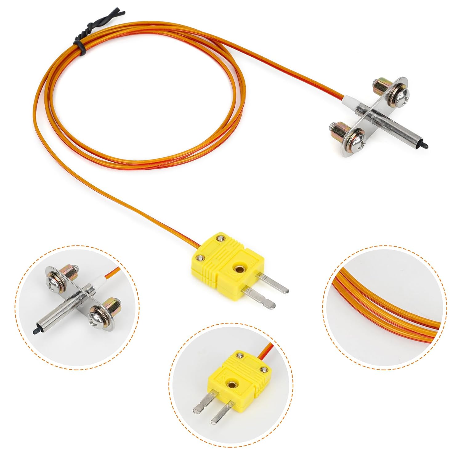 RTD Probe Replacement for Traeger Ironwood 650/885, Pro Series 575/780, Upgraded Thermocouple Probe Kit for #KIT0422 - Image 4