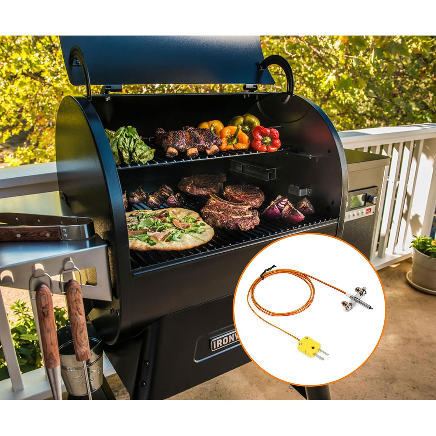 RTD Probe Replacement for Traeger Ironwood 650/885, Pro Series 575/780, Upgraded Thermocouple Probe Kit for #KIT0422 - Image 7