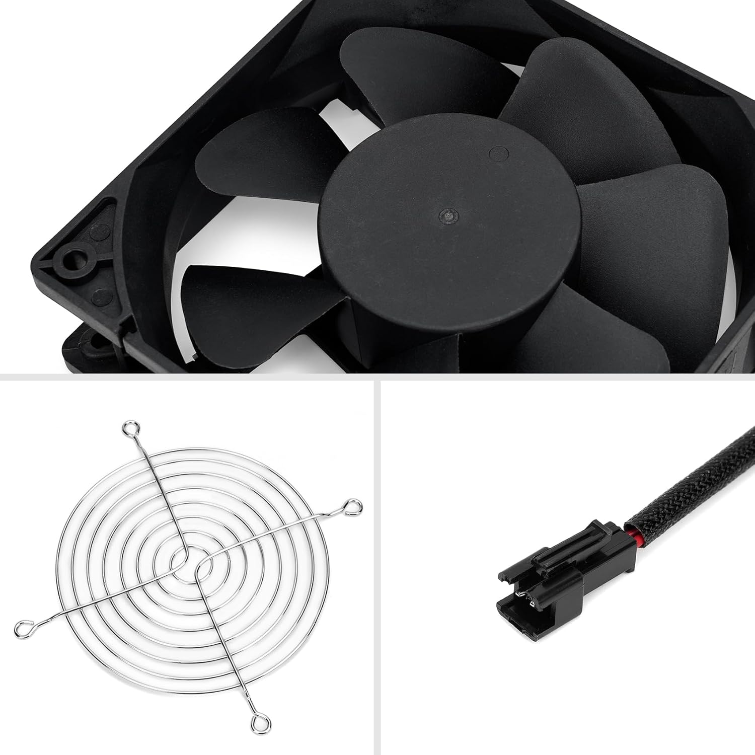 Fan Kit Compatible with Masterbuilt Gravity Series 560/800/1050 Digital Charcoal Grill & Smoker, Replacement Part for 9904190040 - Image 4