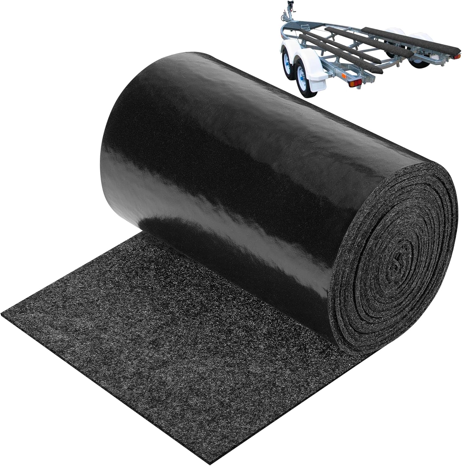 Boat Trailer Bunk Carpet - Marine Trailer Bunk Carpet - Trailer Boat Bunk Padding for Outdoor Boat Trailer Jet Ski Ramp Garage Dock - Image 1