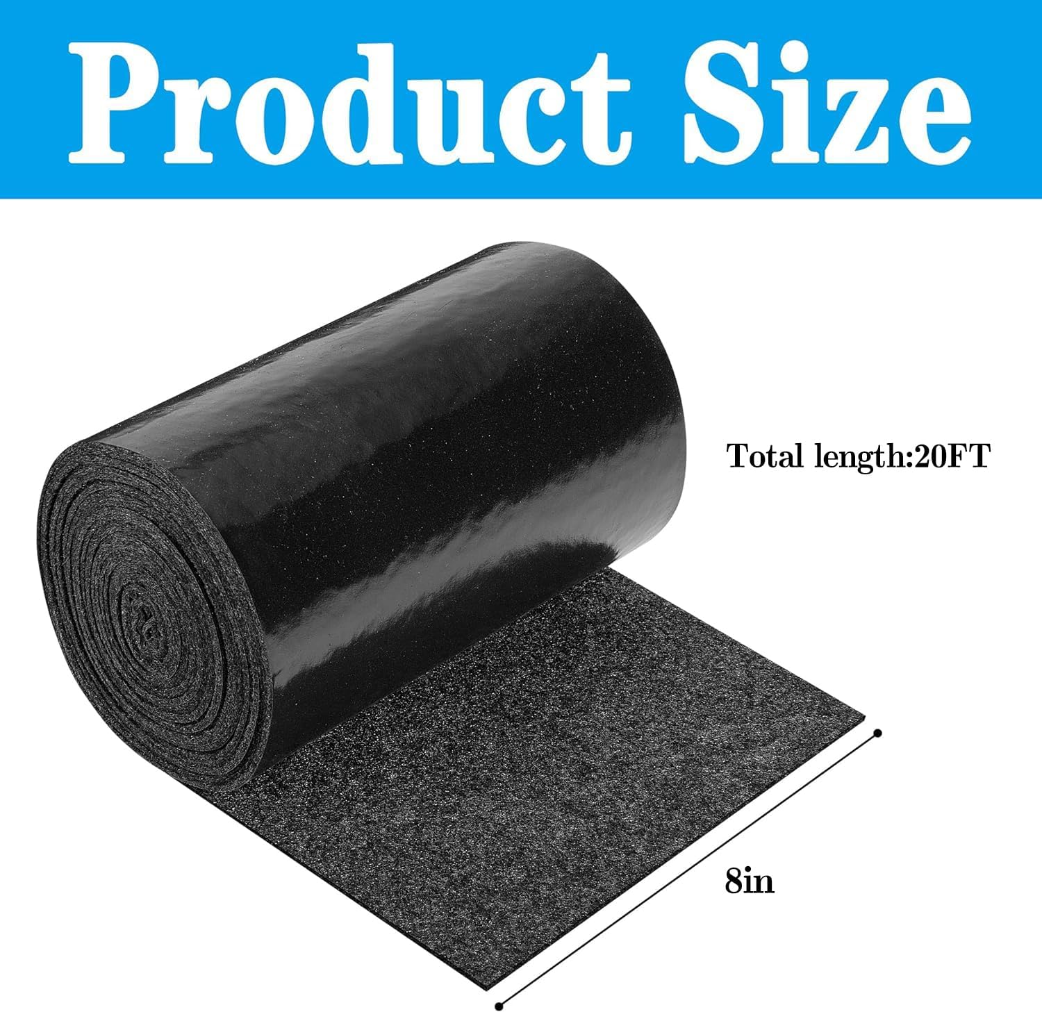 Boat Trailer Bunk Carpet - Marine Trailer Bunk Carpet - Trailer Boat Bunk Padding for Outdoor Boat Trailer Jet Ski Ramp Garage Dock - Image 2