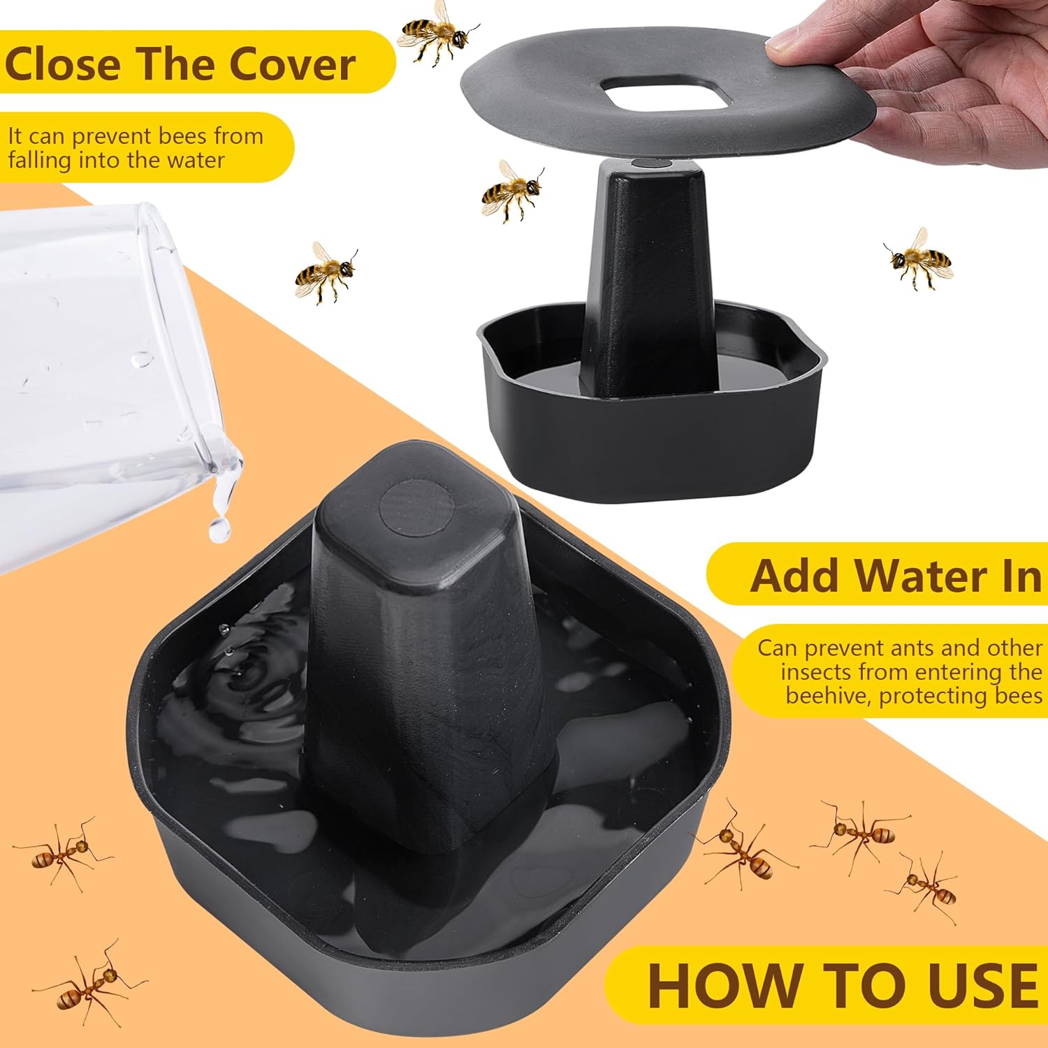 3 Sets/12Pcs Beehive Stands- Sturdy Beehive Feet Stands- Beehive Base Beekeeping Hive Support Tools for Outdoor Garden Beekeeper Workshop - Image 3