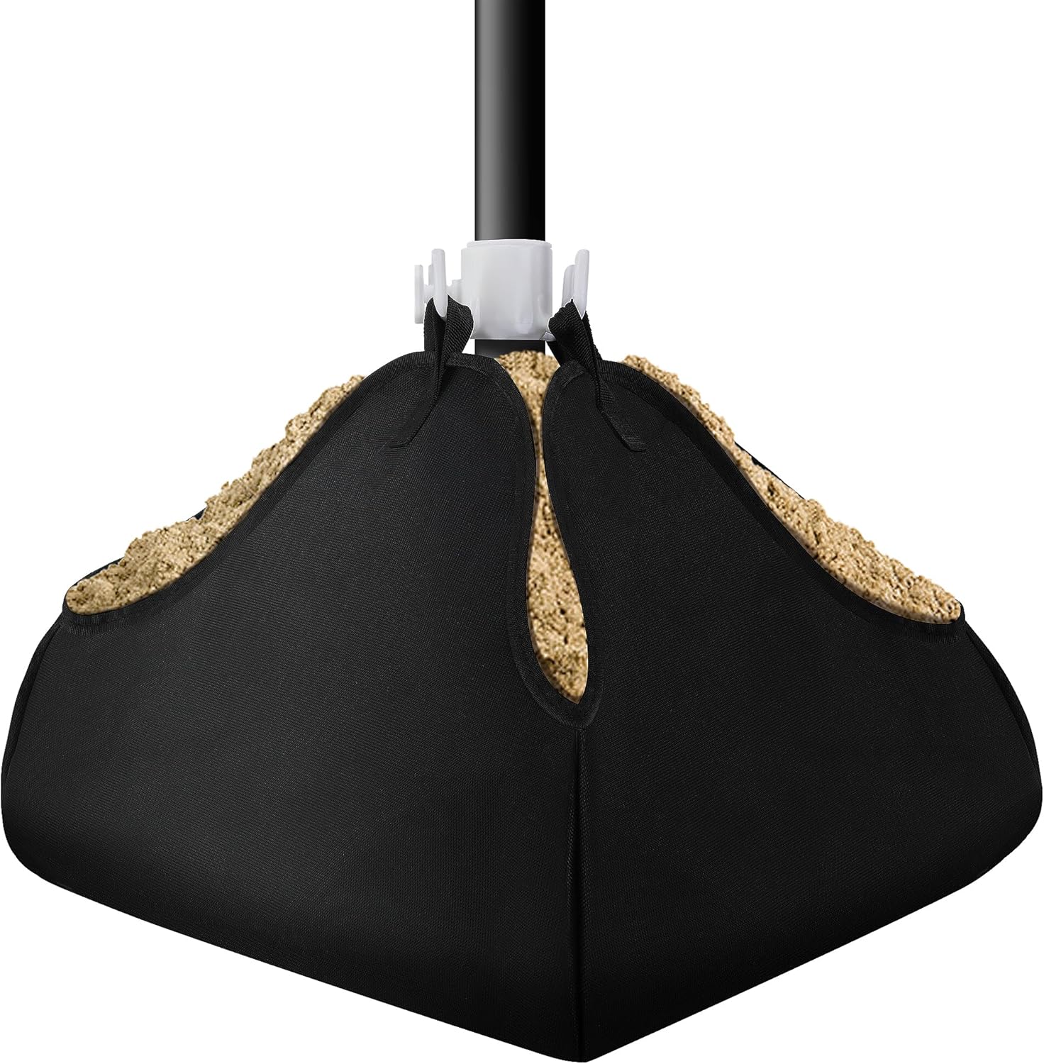 1 Set Beach Umbrella Base Weight- 600D Oxford Cloth Sun Umbrella Fillable Weights Sand Bags- Heavy Duty Beach Umbrella Stand Sand Anchor for Outdoor Patio Garden - Image 1