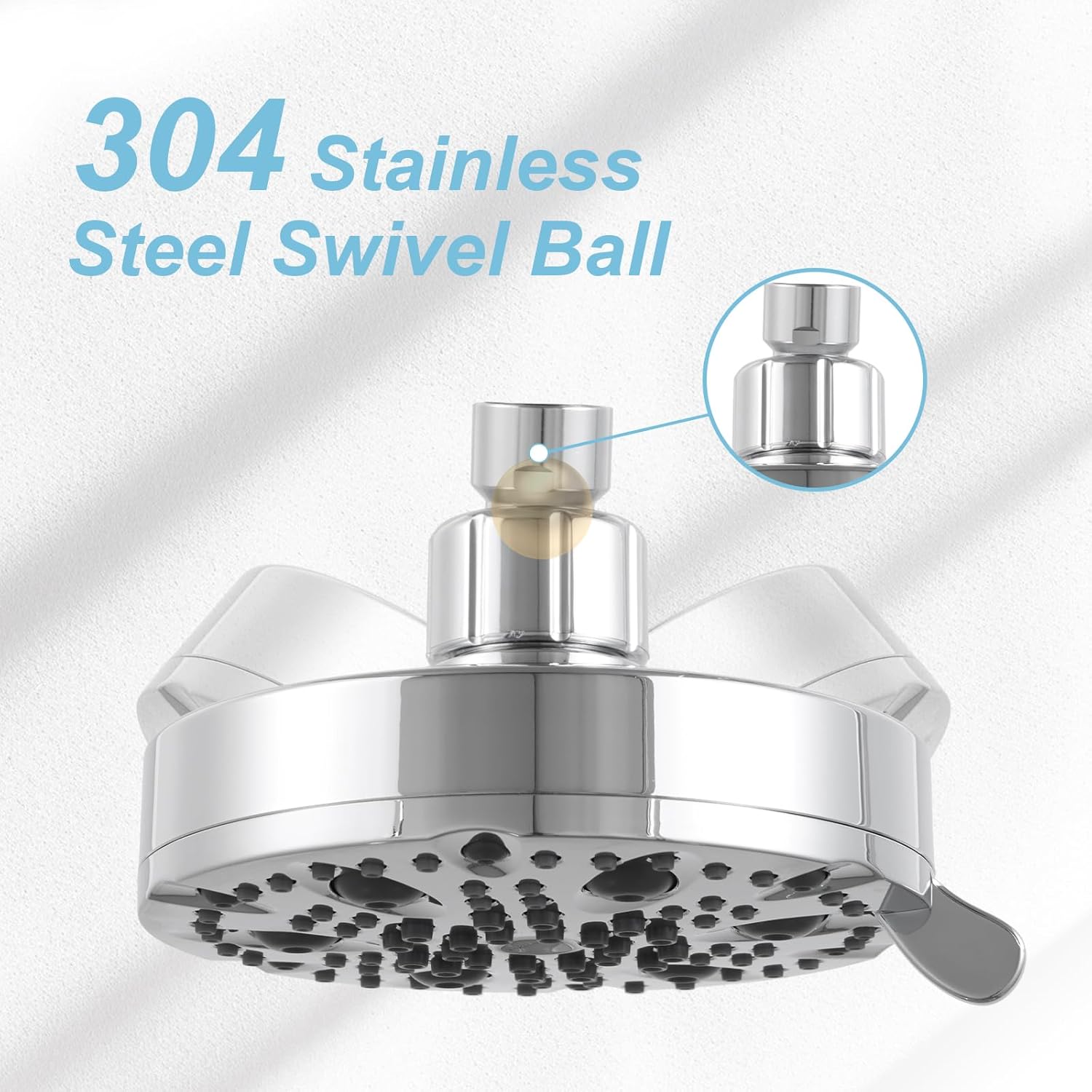 Shower Arm 10 in Bundle with 9 Mode Shower Head, Chrome - Image 4