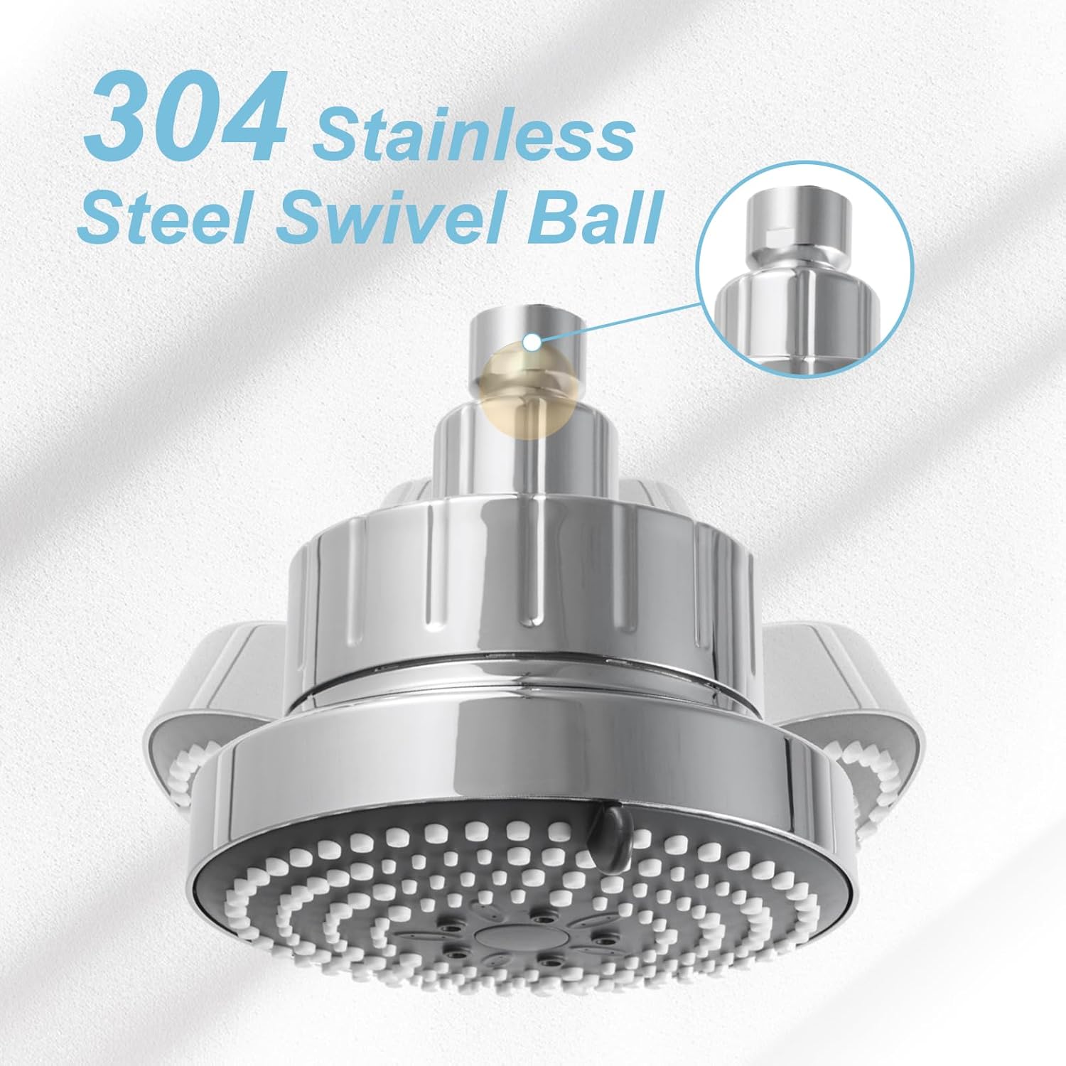 Shower Arm 10 in Bundle with 6 Mode Filtered Shower Head, Chrome - Image 5