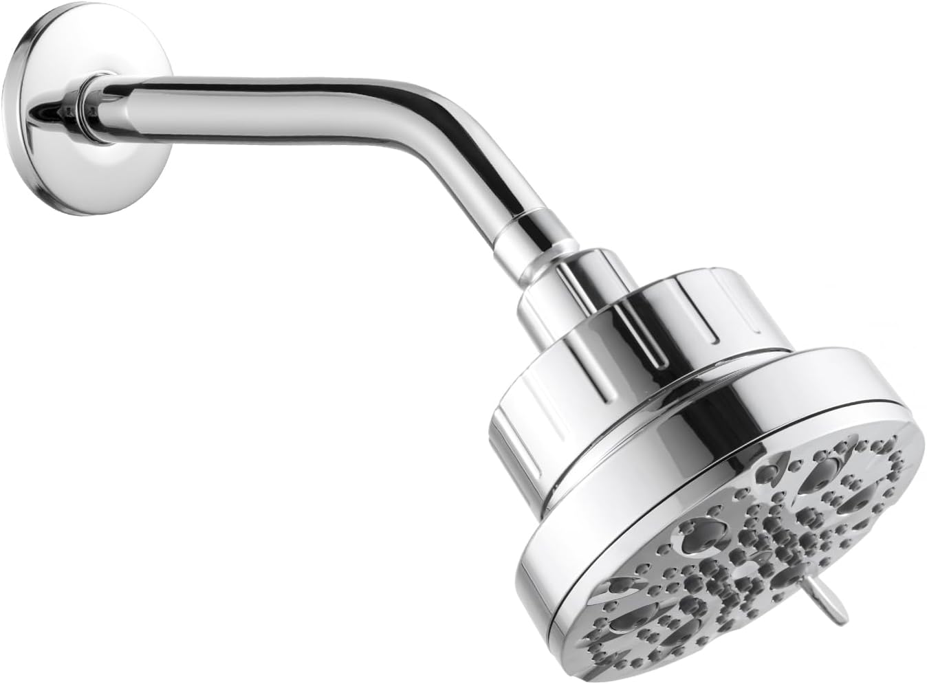 Shower Arm 10 in Bundle with 9 Mode Filtered Shower Head, Chrome - Image 1