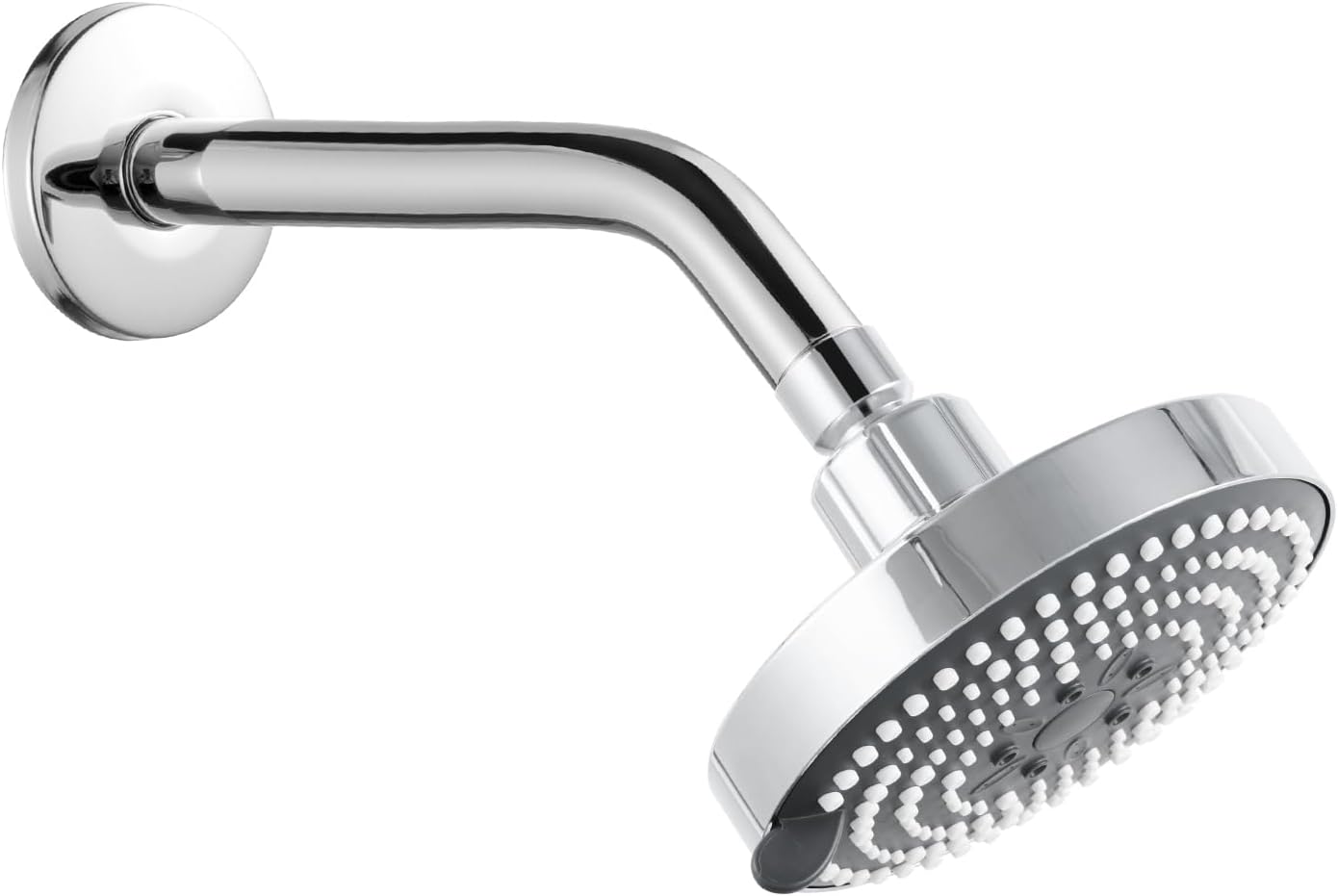 Shower Arm 10 in Bundle with 6 Mode Shower Head, Chrome - Image 1