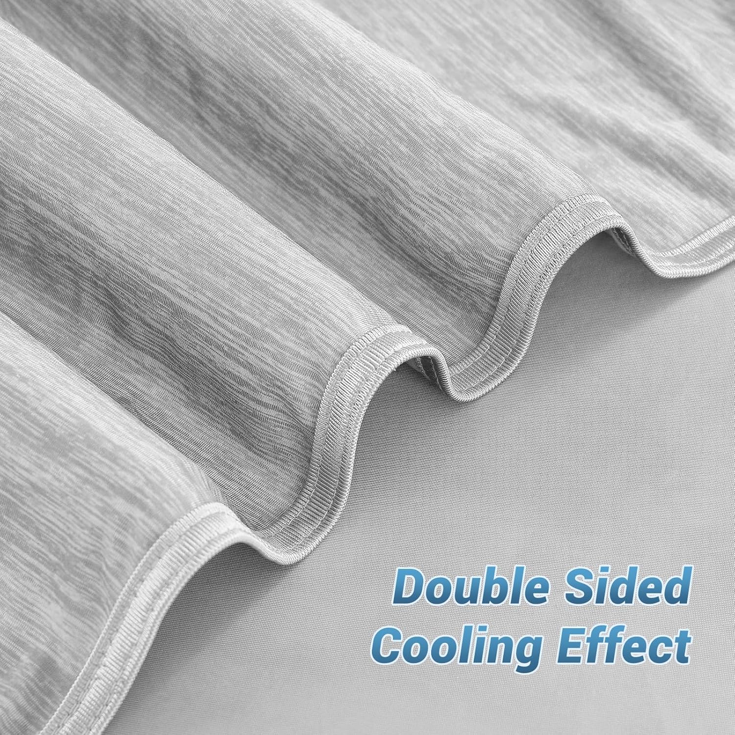 Cooling Blanket King, Arc-Chill Q-Max >0.5 for Hot Sleepers, Absorbs Heat to Keep Body Cool for Night Sweats, Lightweight Summer Cool Blankets for Sleeping, Gifts for Women & Men,Grey - Image 3