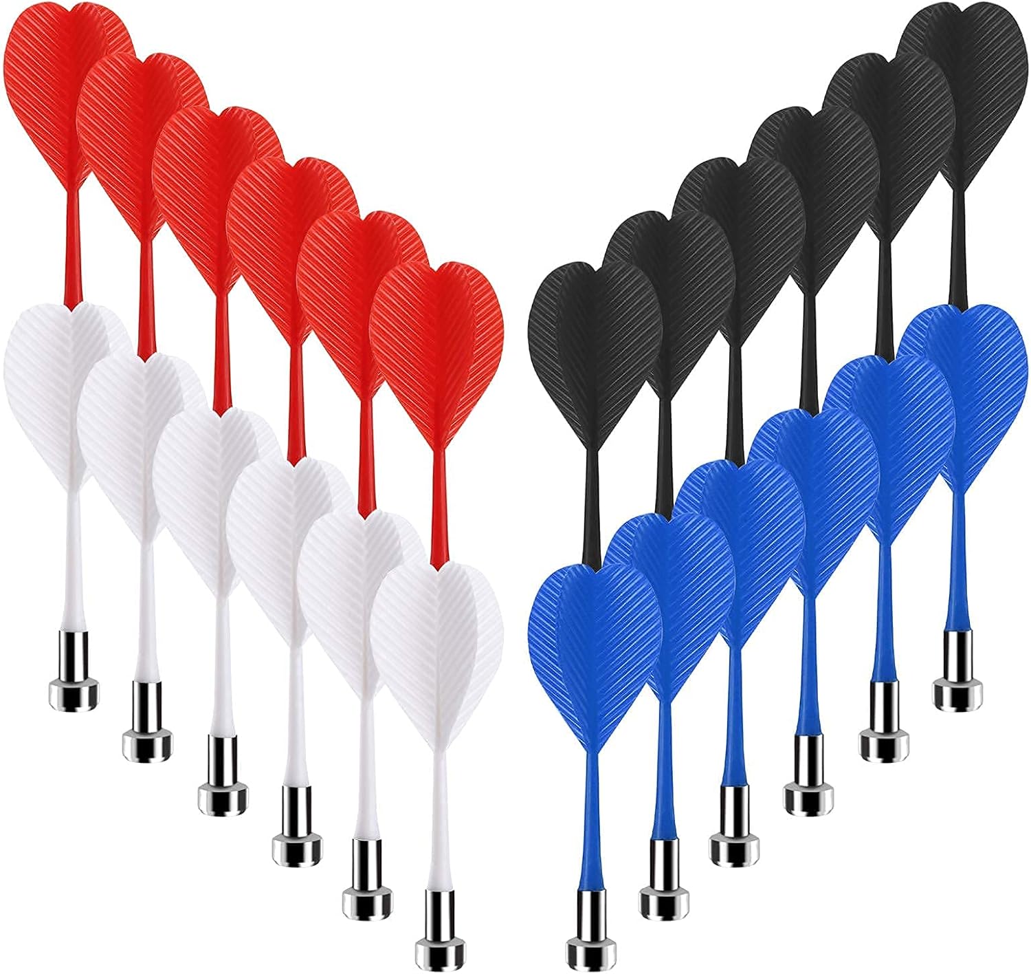 24 pcs +24 pcs Magnetic Darts Bundle, Safe Plastic Darts Replacement Dart for Magnet Dartboard - Image 6